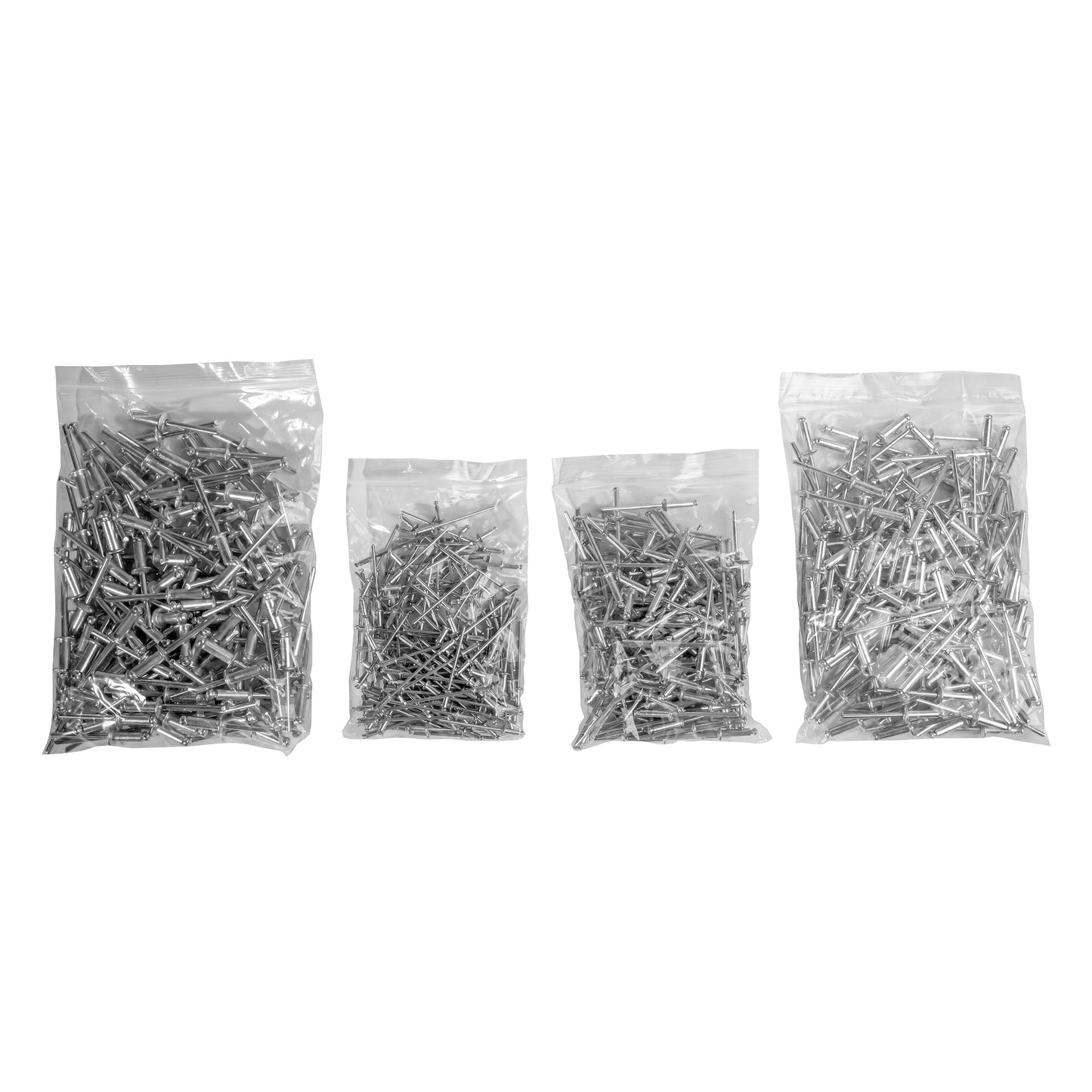 BRÜDER MANNESMANN Nieten Materialstärke: 1-9 mm 2,4/3,2/4/4,8mm 600 St./Pack.