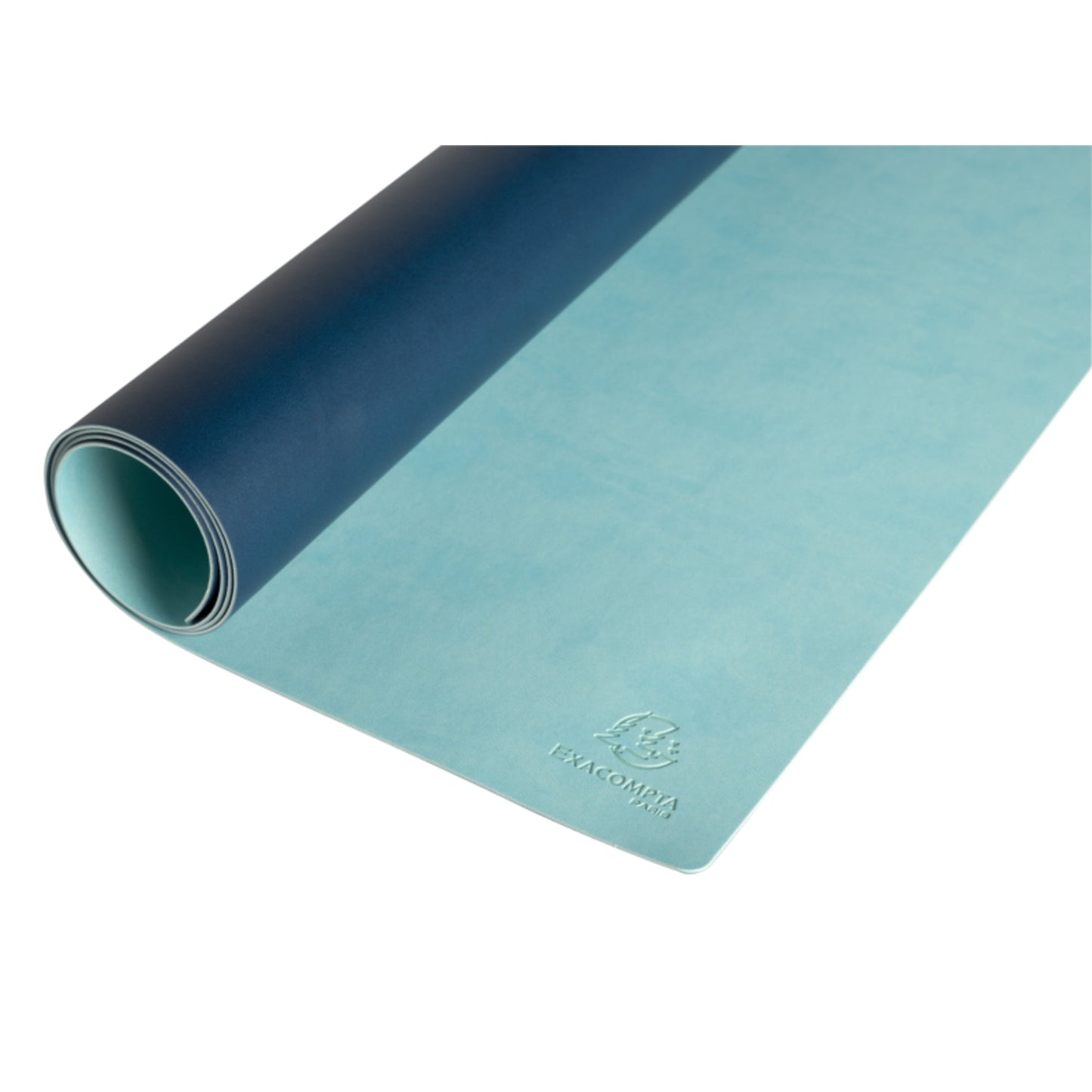 Exacompta Schreibunterlage Home Office 90 x 43 cm (B x H) ohne Kalender Polyurethan tropisch/blaugrün