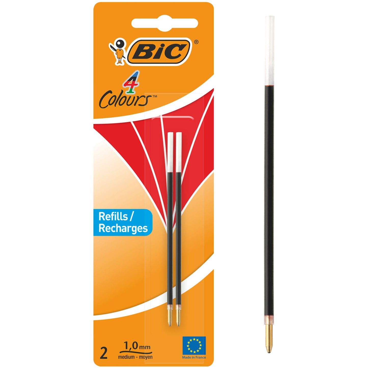 BIC® Kugelschreibermine refill 4 colours BIC® Mehrfarbkugelschreiber 4 Colours® ORIGINAL, 4 Colours® FLUO, 4 Colours® SHINE, 4 Colours® Grip, 4 Colours® Pro, 4 Colours® Grip Pro, 4 Colours® 3+1 HB, 4 Colours® Stylus, 4 Colours® Counter Pen 0,4mm rt