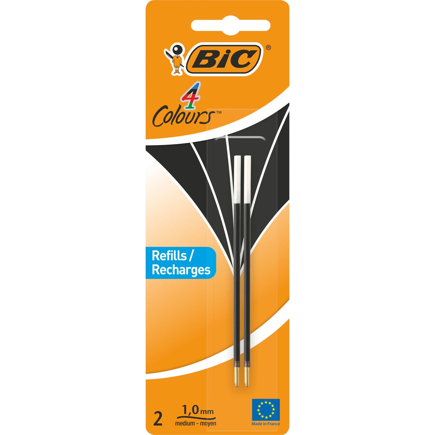 BIC® Kugelschreibermine refill 4 colours BIC® Mehrfarbkugelschreiber 4 Colours® ORIGINAL, 4 Colours® FLUO, 4 Colours® SHINE, 4 Colours® Grip, 4 Colours® Pro, 4 Colours® Grip Pro, 4 Colours® 3+1 HB, 4 Colours® Stylus, 4 Colours® Counter Pen 0,4mm sw