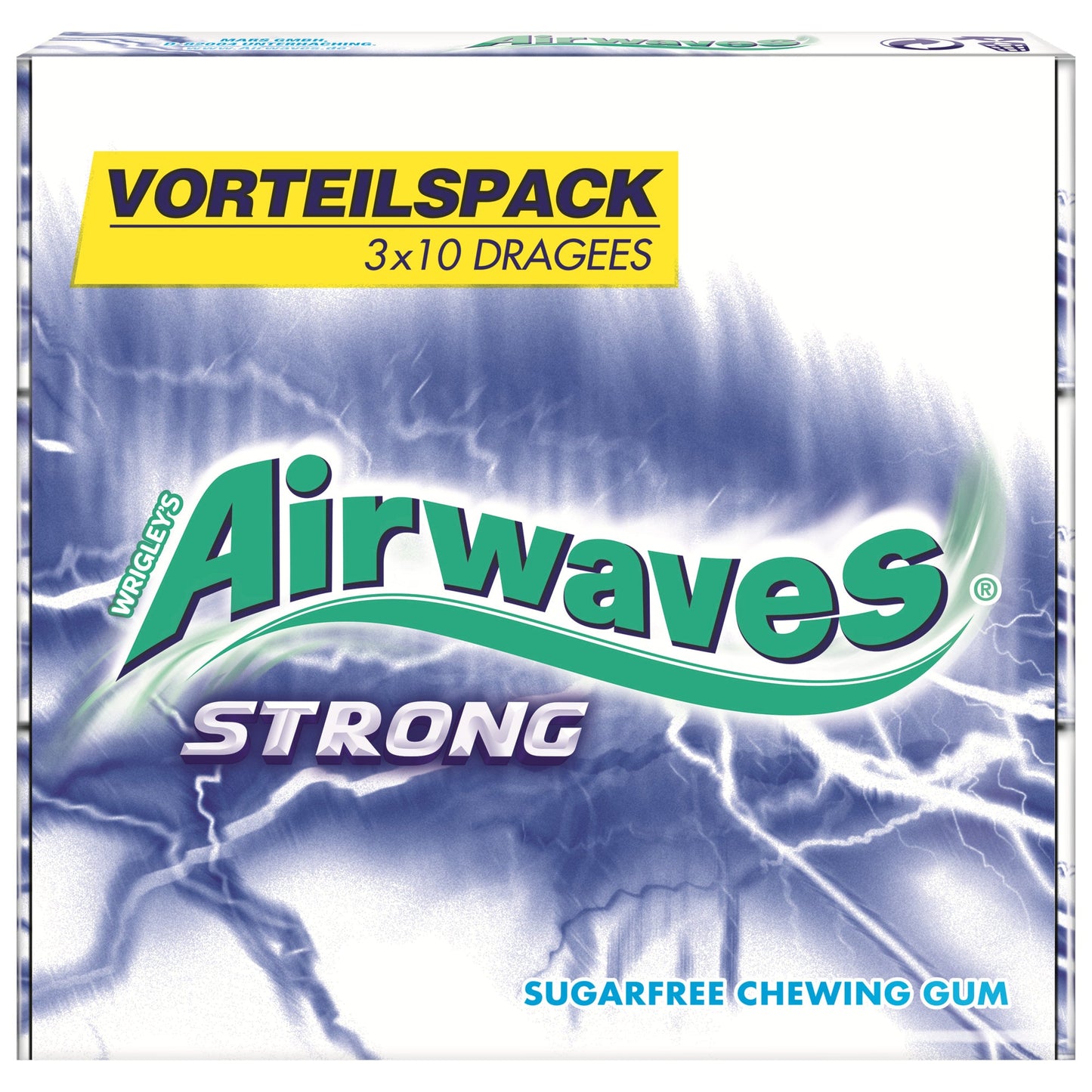 AIRWAVES® Kaugummi Strong 3 x 10 St./Pack.
