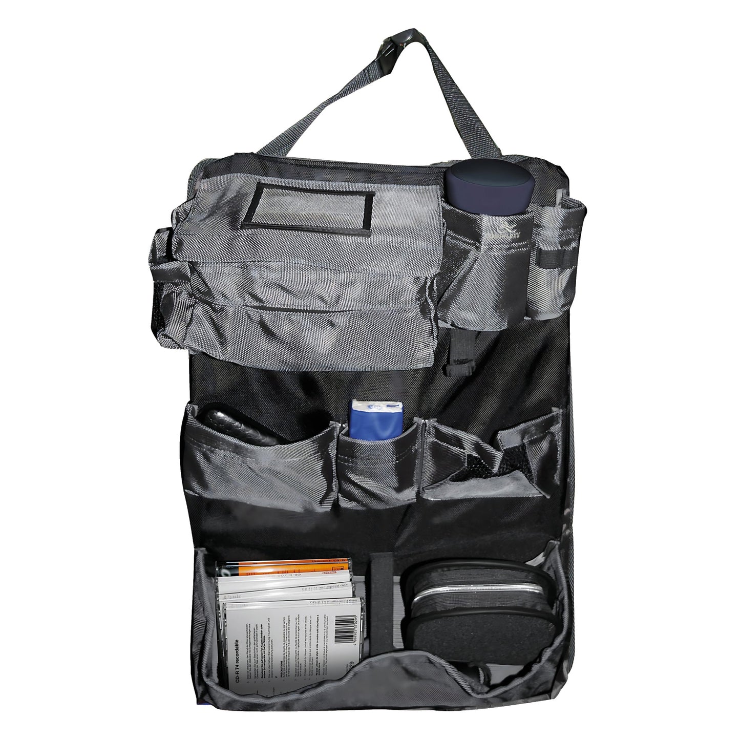 OK CARS Rückenlehnentasche Comfyluxx 56,5 x 44,5 x 7 cm (B x H x T) 70 % Polyester, 21 % Vinyl, 9 % Polypropylen schwarz