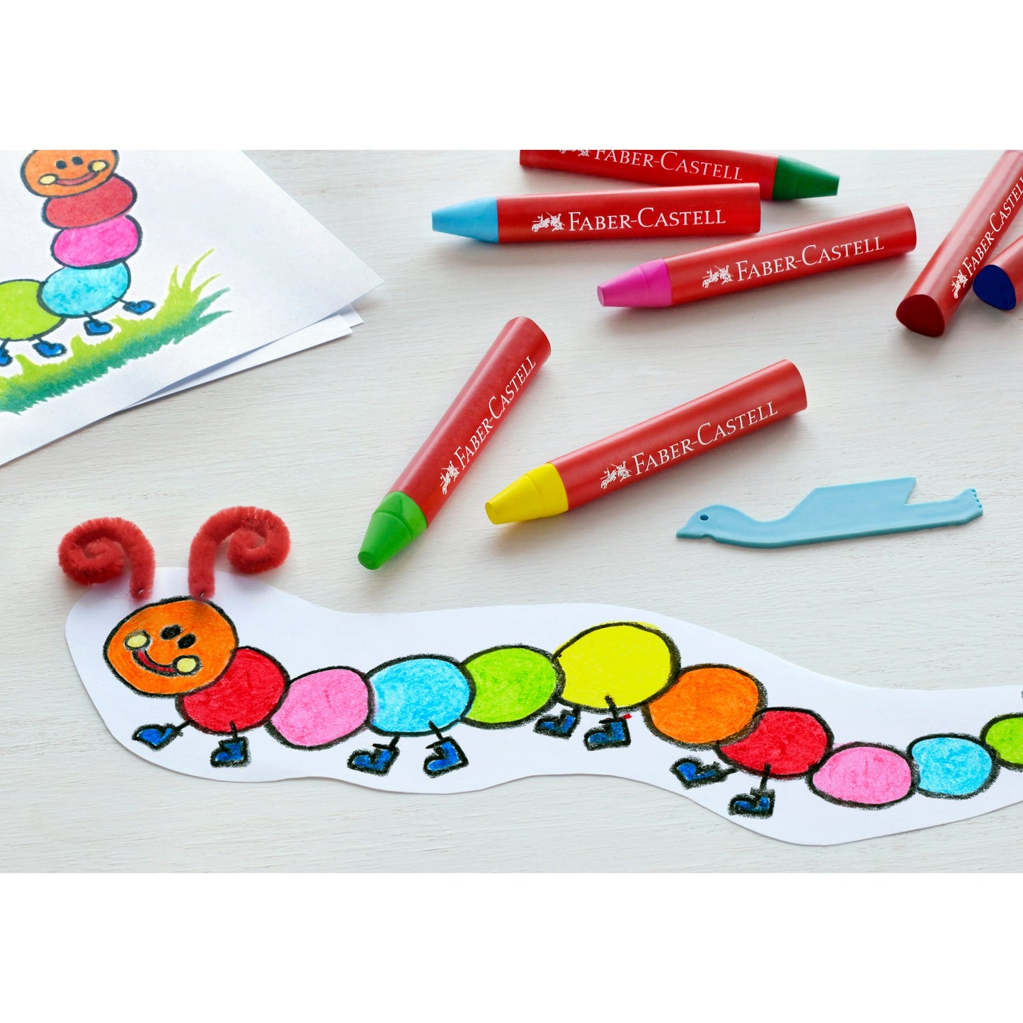 Faber-Castell Wachsmalstift Jumbo 2 x 12 cm (Ø x L) farbig sortiert 12 St./Pack.