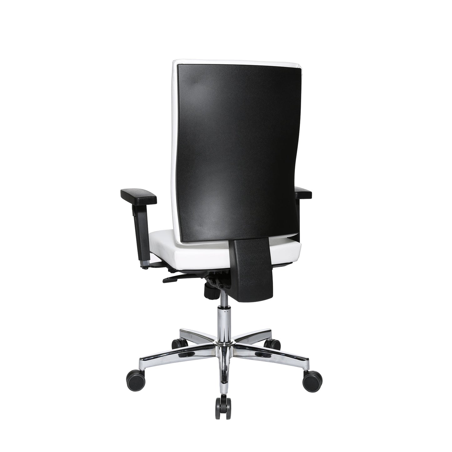 TOPSTAR Bürodrehstuhl Medical 60 Sitness 41-53cm Punktsynchrohnmechanik Rolle hart gebremst (für Teppichboden) Aluminium weiß