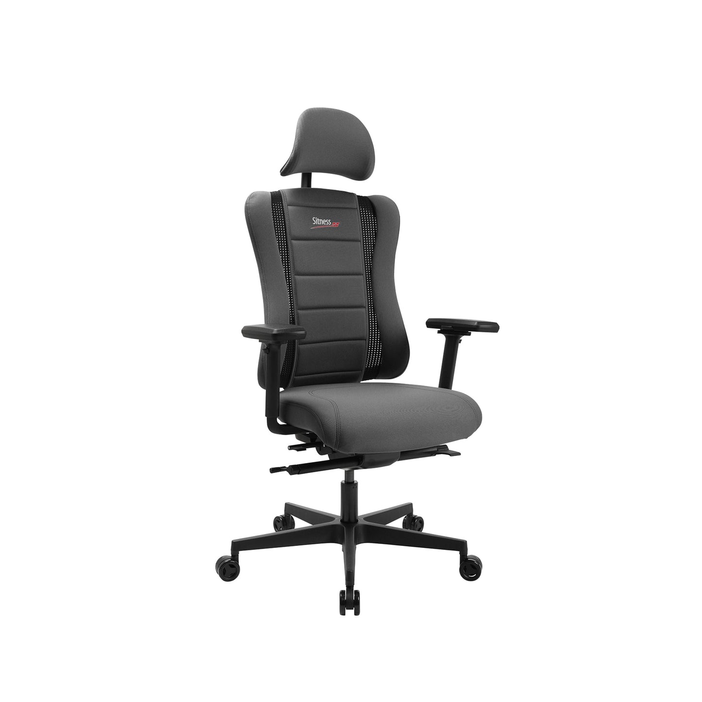 TOPSTAR Gaming-Stuhl Sitness RS Pro AGR 110kg Muldensitz 47cm Synchronmechanik grau