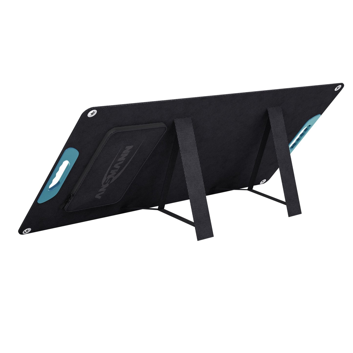 ANSMANN Solar-Panel 100W Anschlussart: 18 V Ausgangsbuche (DC5521, max. 100 W), USB-C (PD 3.0, max. 18 W), USB-A (QC 3.0, max. 18 W), USB-A (5.0 V/3.0 A, max. 15 W) Kurzschlusssicher -10 bis +70°C