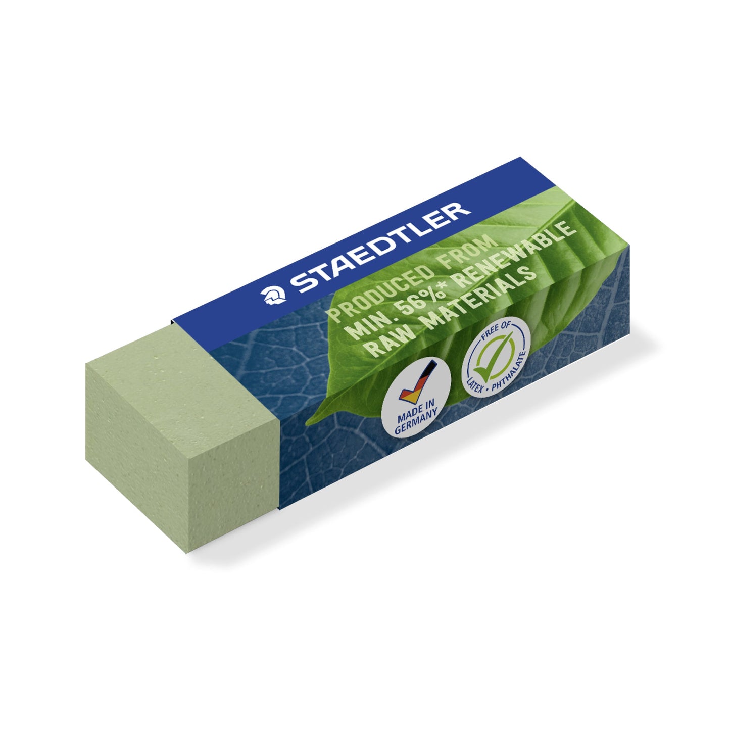 STAEDTLER® Radierer Bleistifte, Buntstifte 2,3 x 1,3 x 6,5 cm (B x H x L) Pflanzenmehl oliv