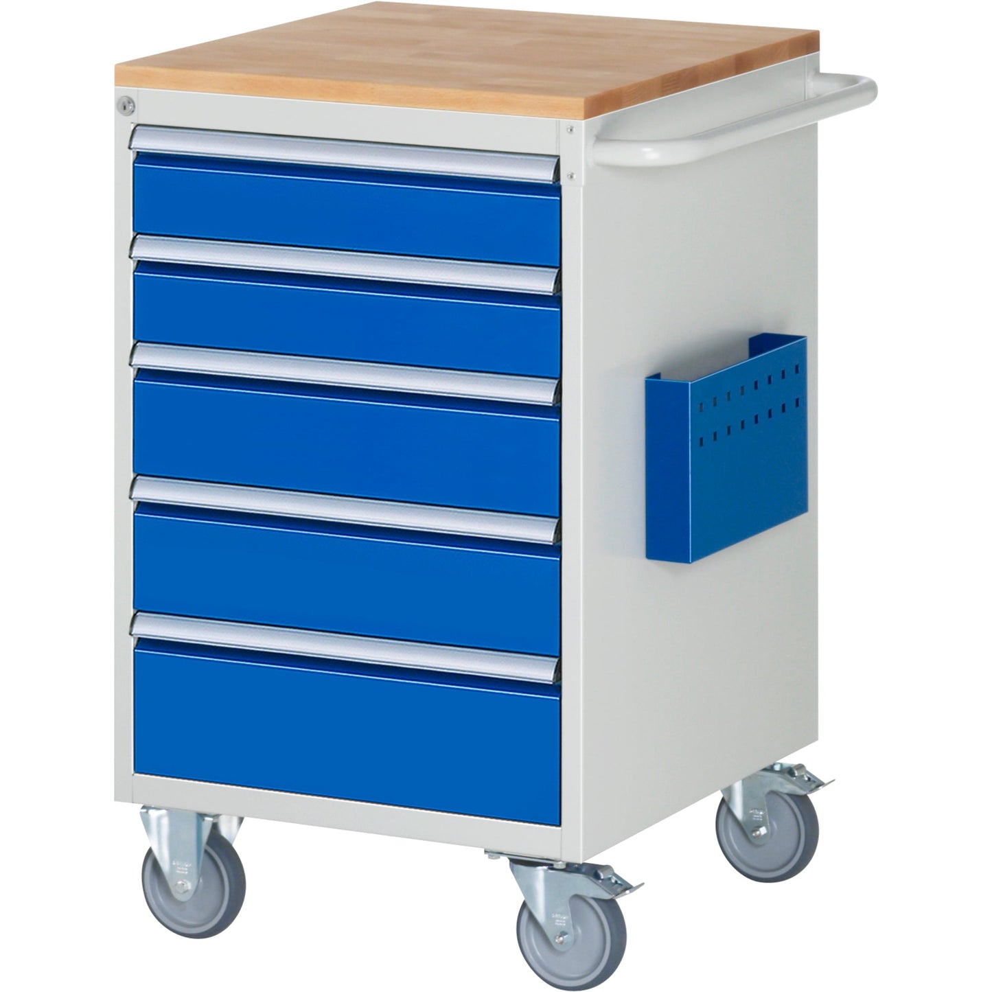 RAU Werkstattwagen 7000 580 x 975 x 650 mm (B x H x T) 5 Schubladen