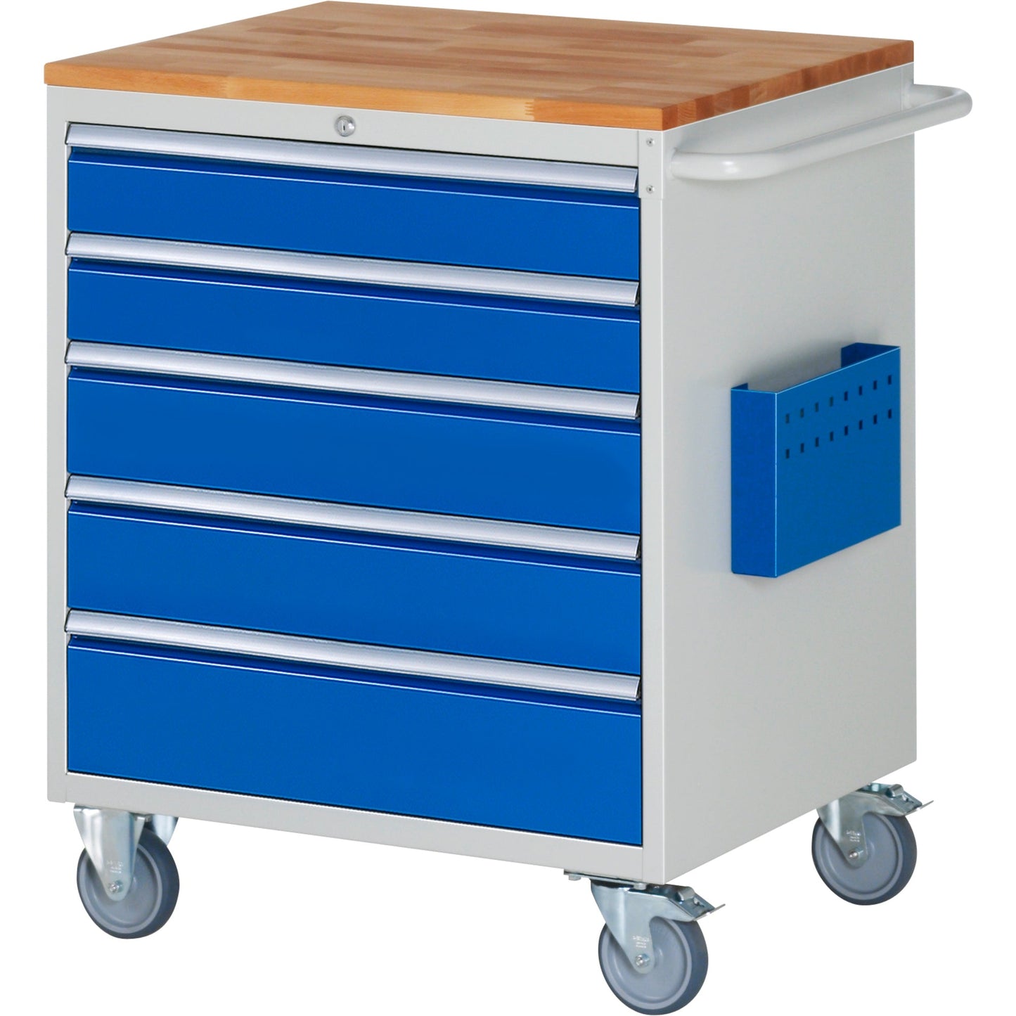 RAU Werkstattwagen 7000 770 x 975 x 650 mm (B x H x T) 5 Schubladen