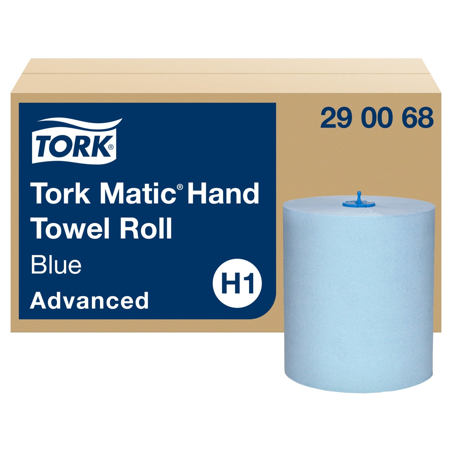 Tork Handtuchrolle Matic® Advanced 21 cm x 150 m (B x L) Zellstoff, recycelt blau 6 Rl./Pack.