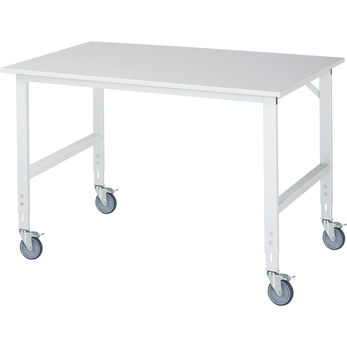 RAU Arbeitstisch Tom 1.500 x 910-1.230 x 1.000 mm (B x H x T) lichtgrau