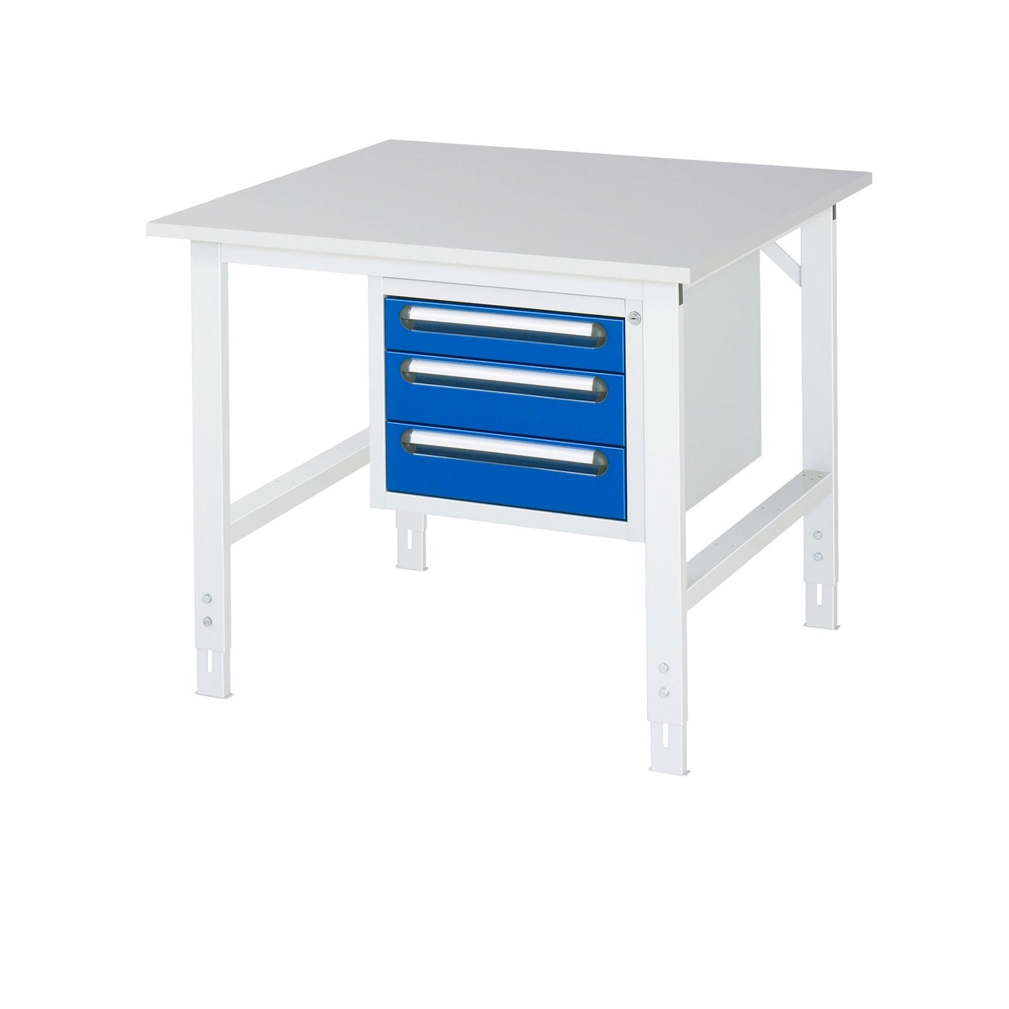 RAU Arbeitstisch Tom 1.000 x 760-1.080 x 1.000 mm (B x H x T)