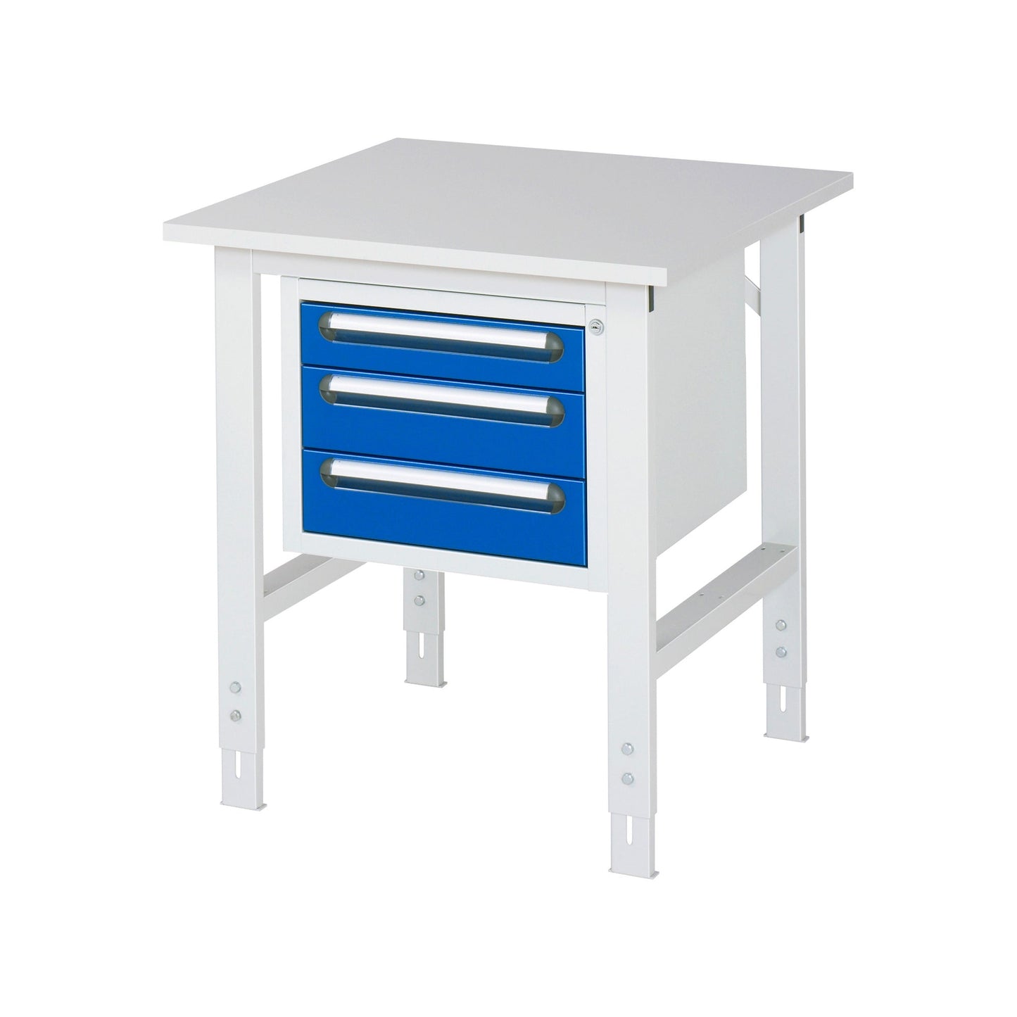 RAU Arbeitstisch Tom 750 x 760-1.080 x 800 mm (B x H x T)