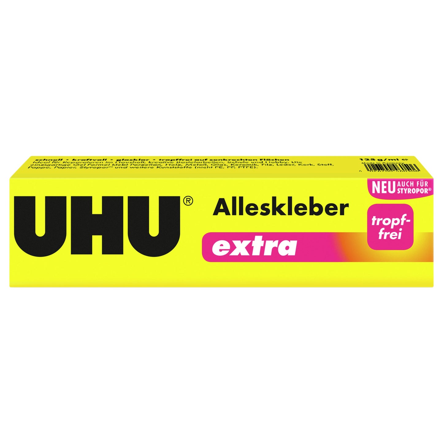 UHU® Alleskleber extra nicht auswaschbar nicht nachfüllbar 125g
