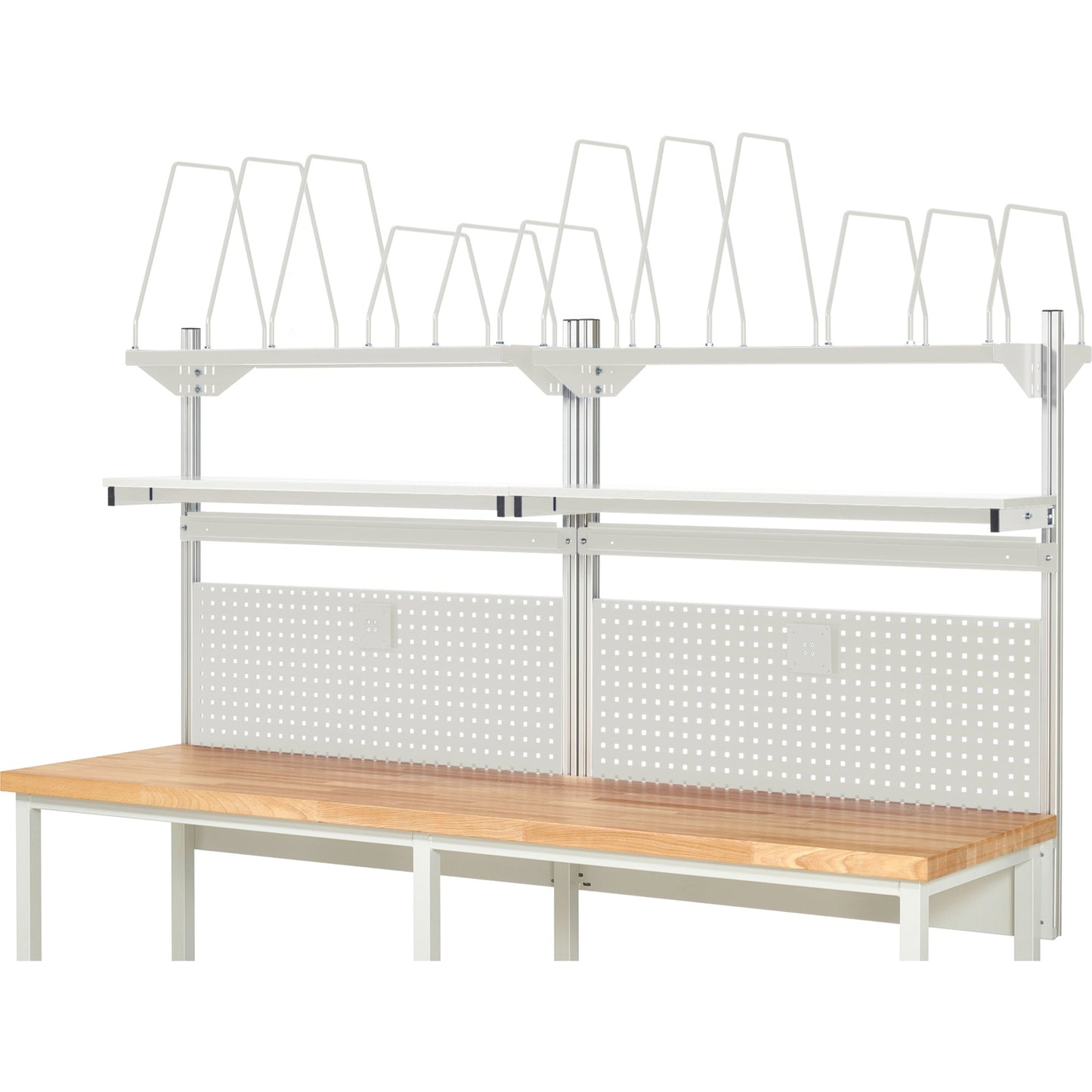 RAU Werkzeugwand 03 2.500 x 1.130 x 350 mm (B x H x T) Stahl, pulverbeschichtet lichtgrau