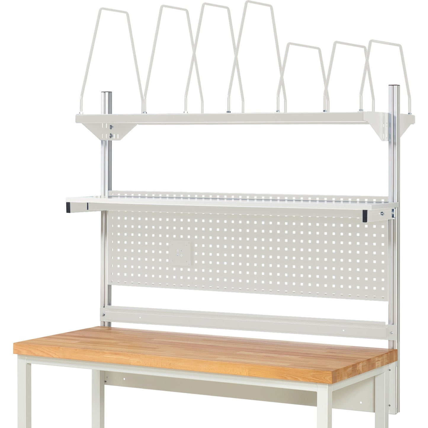 RAU Werkzeugwand 03 1.500 x 1.130 x 350 mm (B x H x T) Stahl, pulverbeschichtet lichtgrau