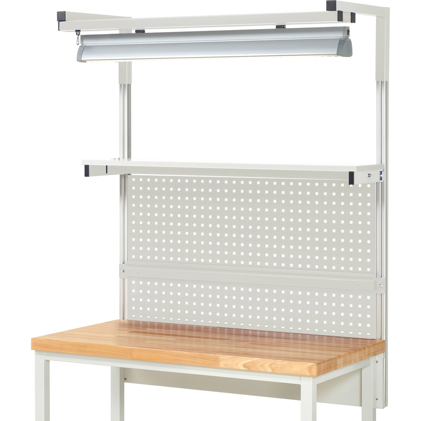 RAU Werkzeugwand 04 1.250 x 1.380 x 350 mm (B x H x T) Stahl, pulverbeschichtet lichtgrau