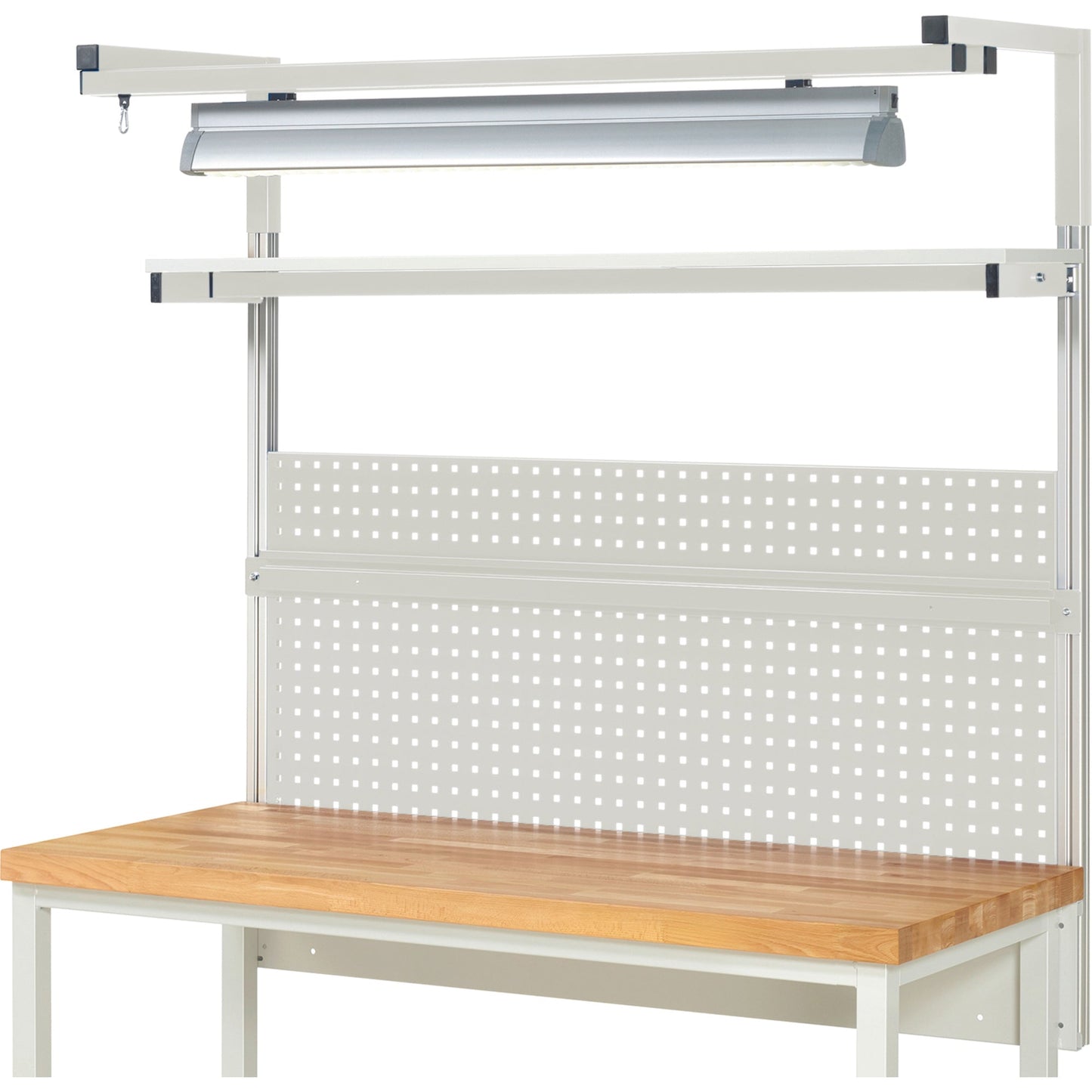 RAU Werkzeugwand 04 1.500 x 1.380 x 350 mm (B x H x T) Stahl, pulverbeschichtet lichtgrau