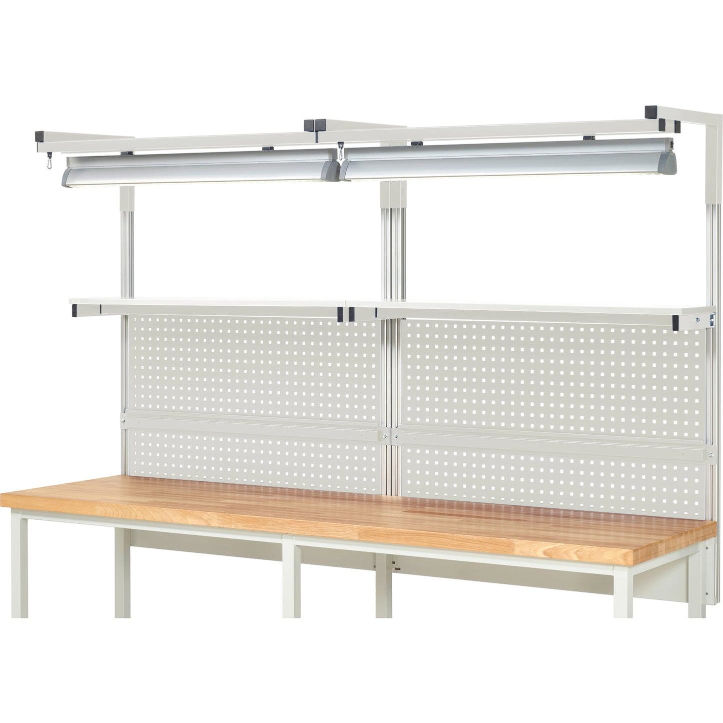 RAU Werkzeugwand 04 2.500 x 1.380 x 350 mm (B x H x T) Stahl, pulverbeschichtet lichtgrau