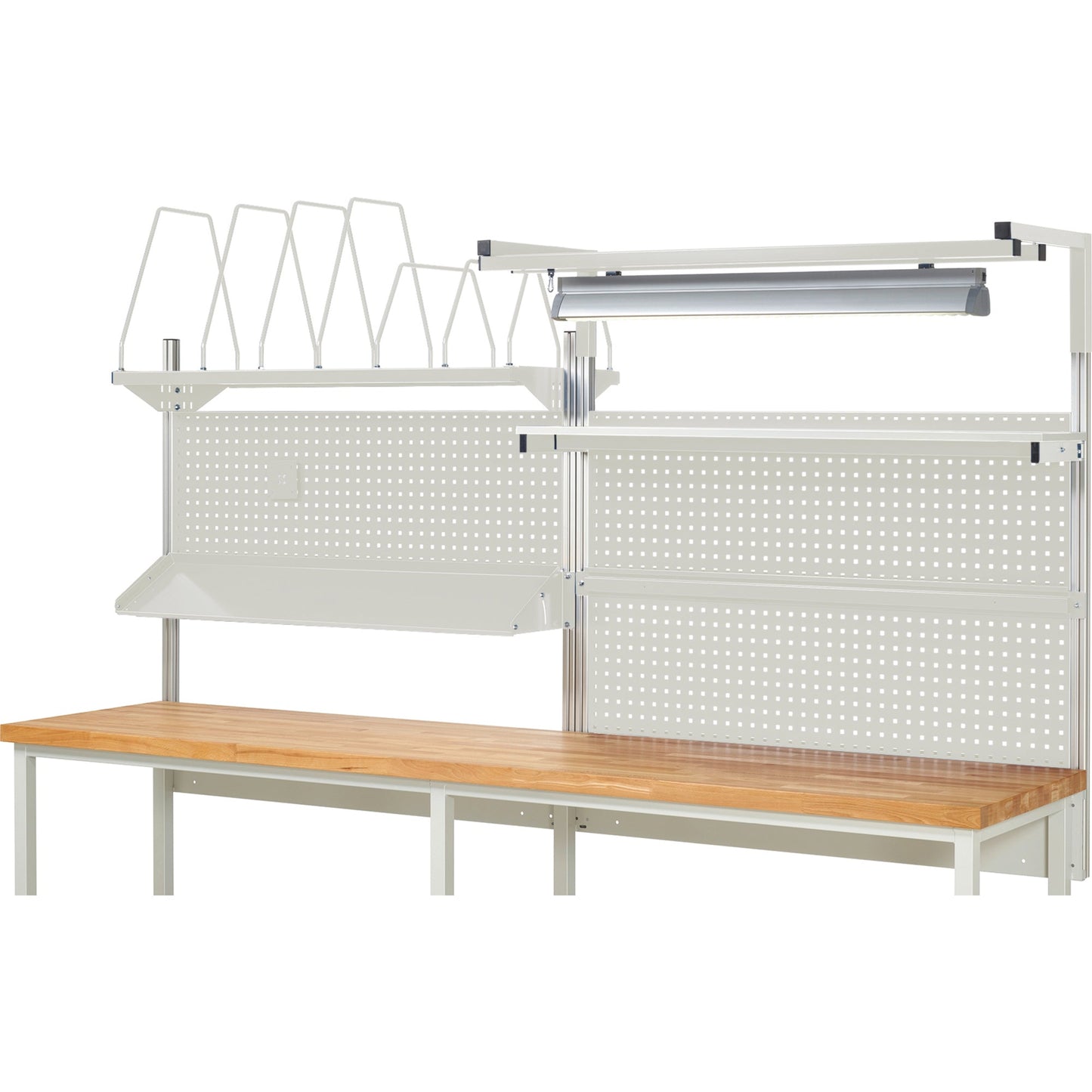 RAU Werkzeugwand 06 3.000 x 1.130 x 350 mm (B x H x T) Stahl, pulverbeschichtet lichtgrau