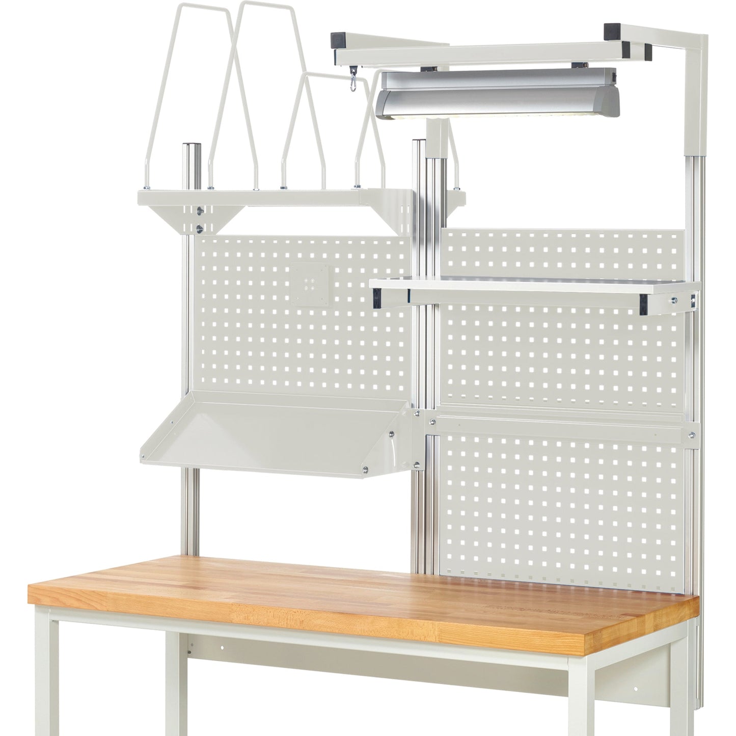 RAU Werkzeugwand 06 1.500 x 1.130 x 350 mm (B x H x T) Stahl, pulverbeschichtet lichtgrau