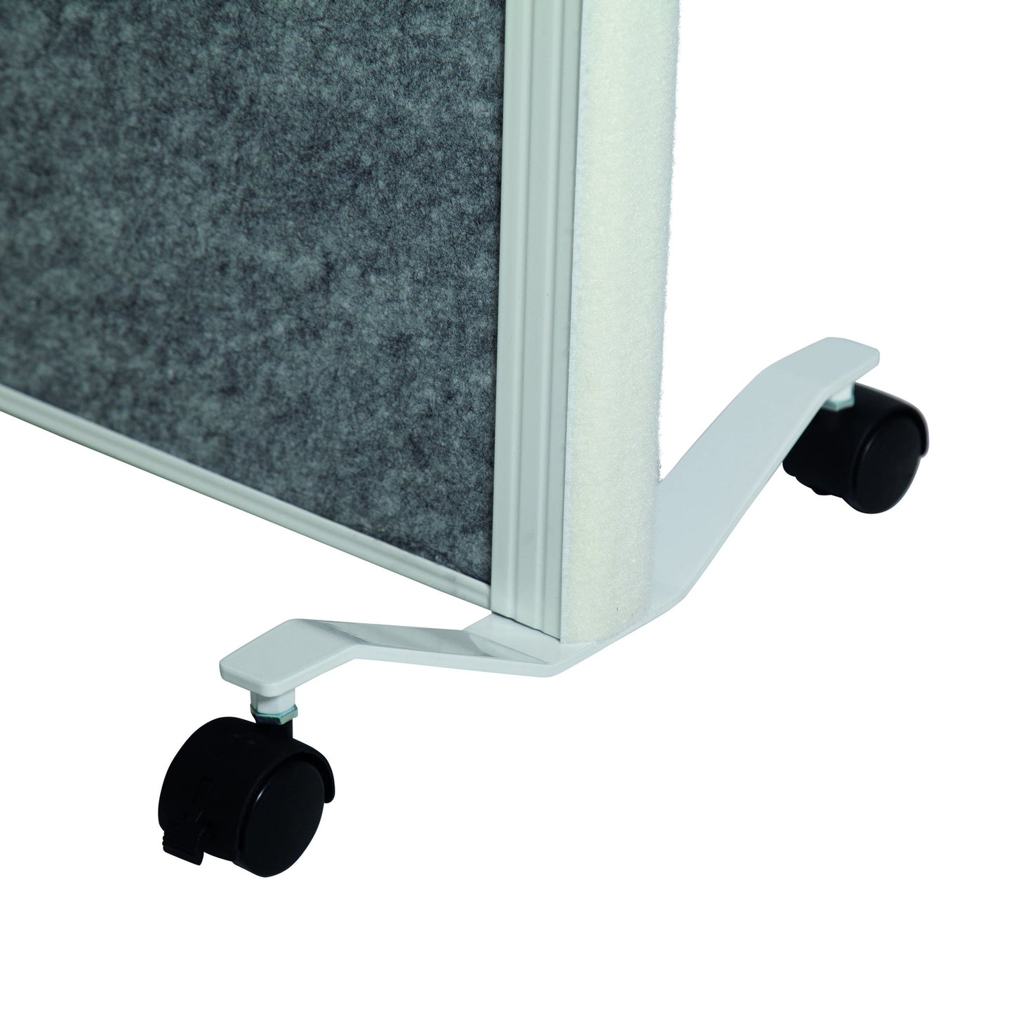 MAUL Stellwand MAULconnecto 100 x 182 cm (B x H) Zweibeinstativ 100 % PES-Fasern, 20 % recycelt hellgrau, dunkelgrau