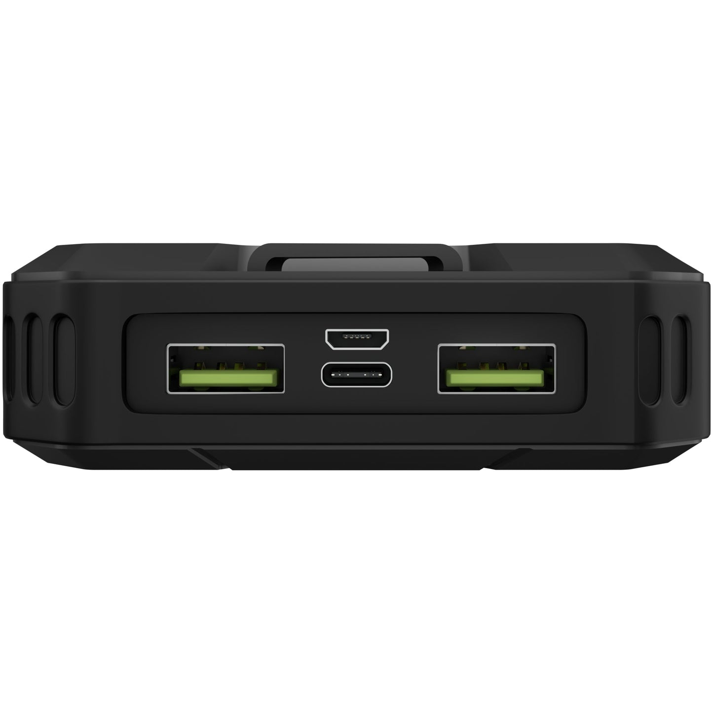 Goobay® Powerbank Slimline Produktverwendung: Smartphone, Tablet, Kopfhörer 86 x 25,5 x 179 mm (B x H x T) Micro-USB, 2 x USB-A 3.0 (QC), USB-C inkl. USB-C-Ladekabel (30 cm) schwarz