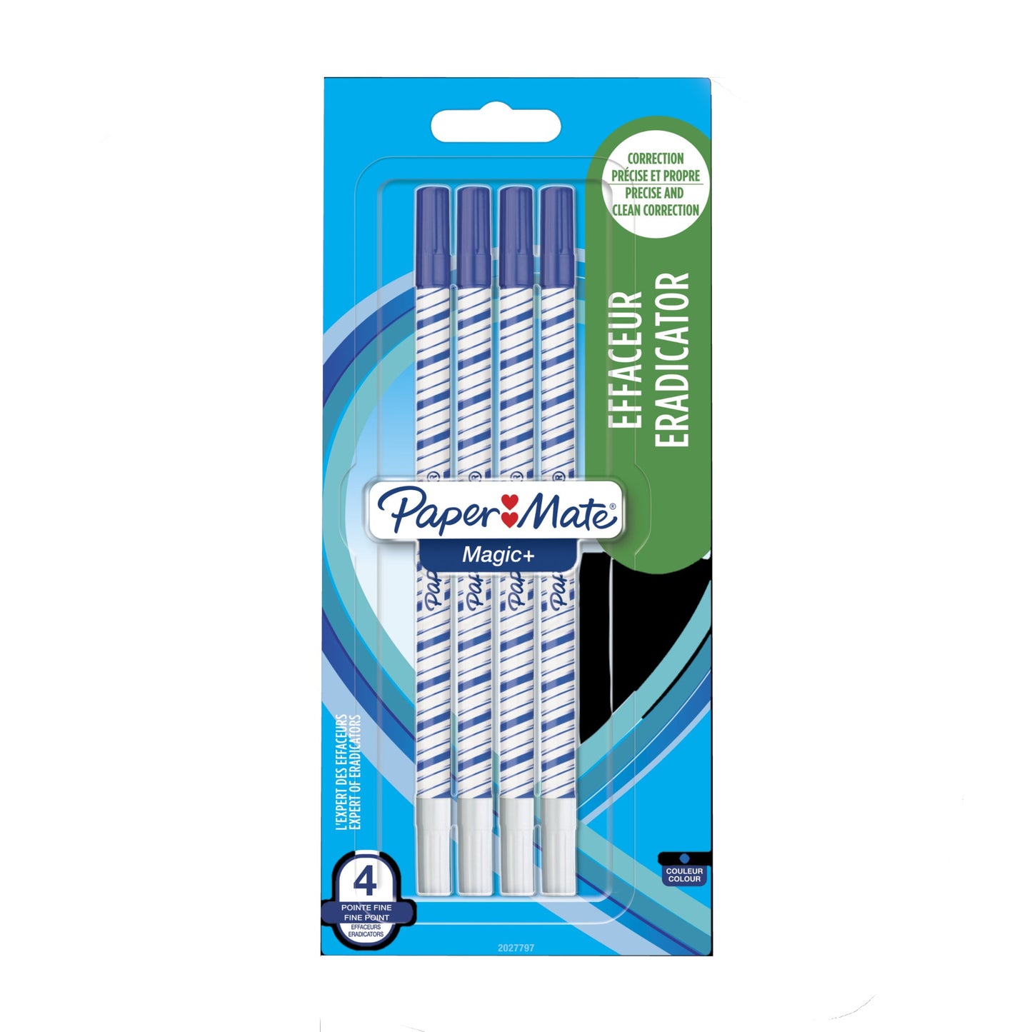 Paper Mate Tintenlöscher Magic+ blau 4 St./Pack.