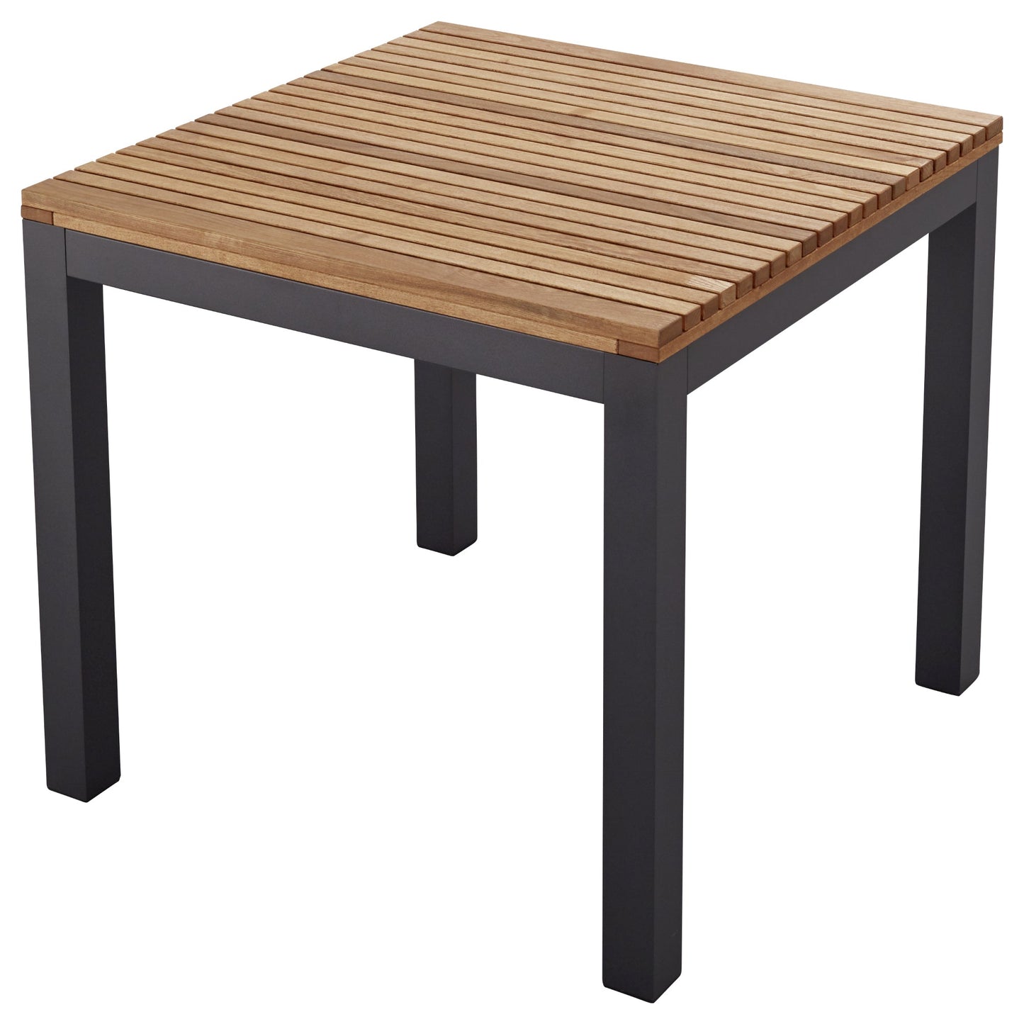 memo Gartentisch Sassa 80 x 77 x 80 cm (B x H x T) wetterfest Robinie, lasiert