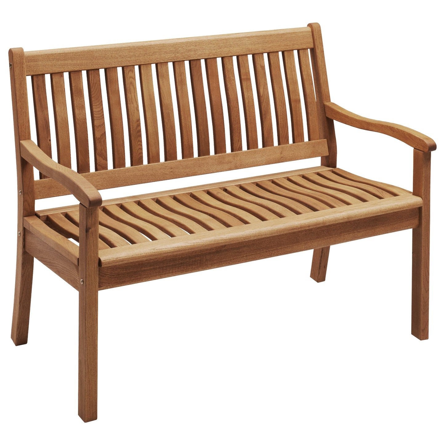 memo Gartenbank Cansa 131 x 90 x 62 cm (B x H x T) wetterfest Robinie, lasiert natur