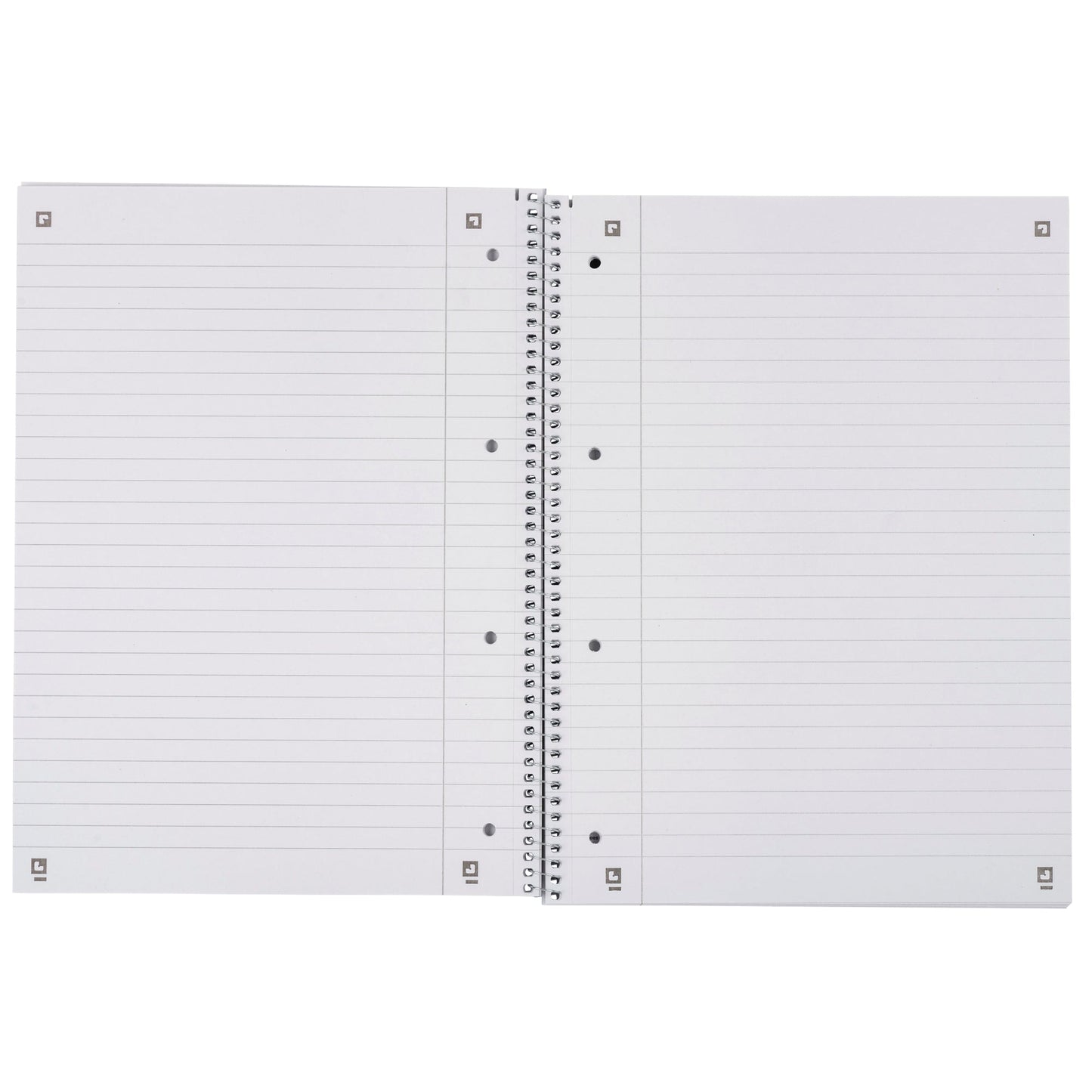 Oxford Collegeblock Recycling DIN A4+ liniert mit Rand innen/außen blau 80 Bl.