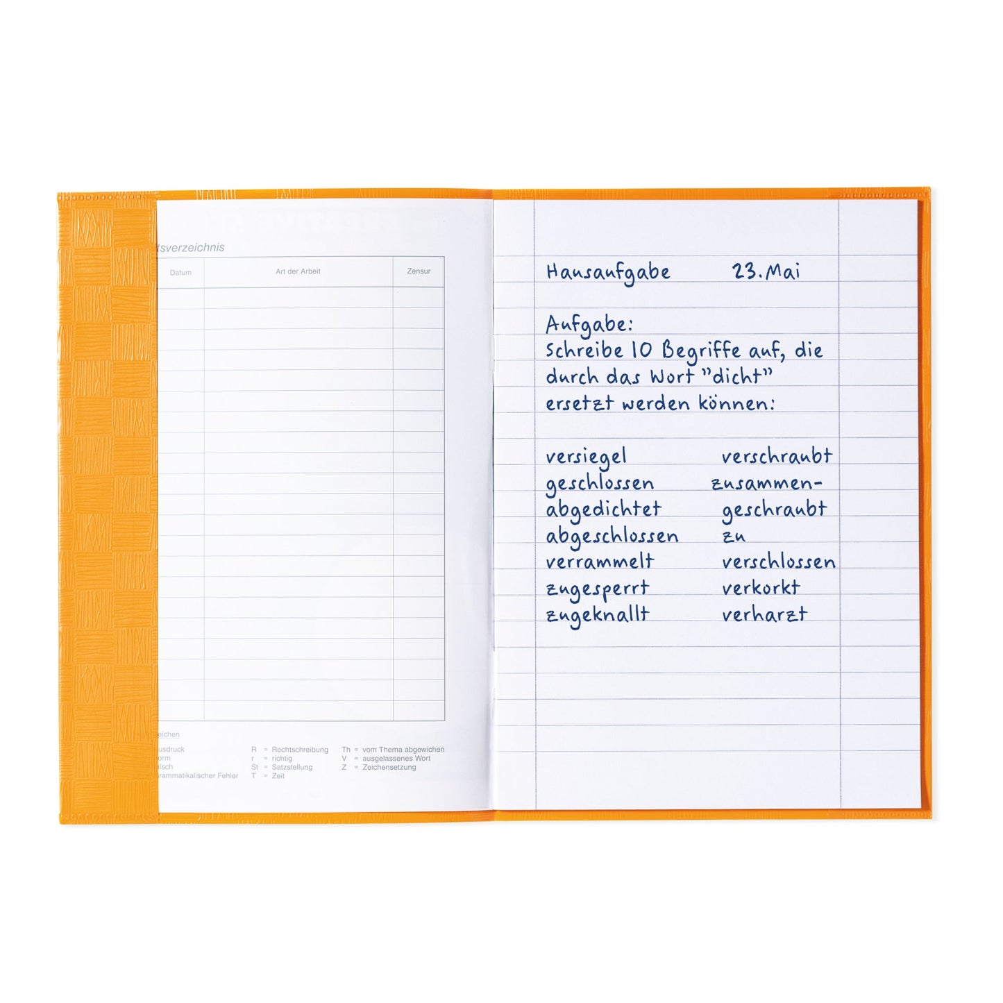 HERMA Heftschoner DIN A5 Polypropylen orange