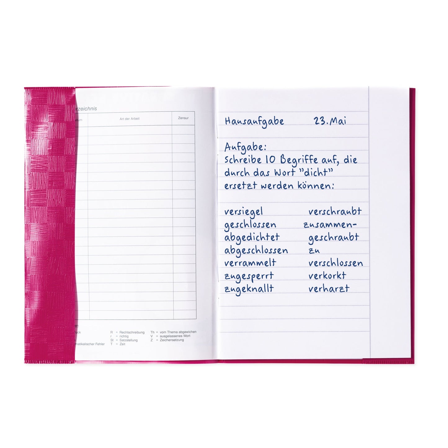 HERMA Heftschoner DIN A5 Polypropylen pink