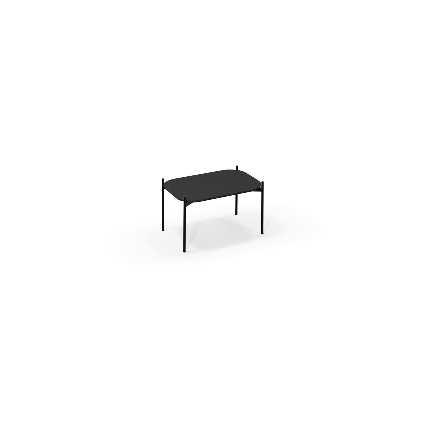 Paperflow Beistelltisch MEET 750 x 400 x 500 mm (B x H x T) MDF schwarz