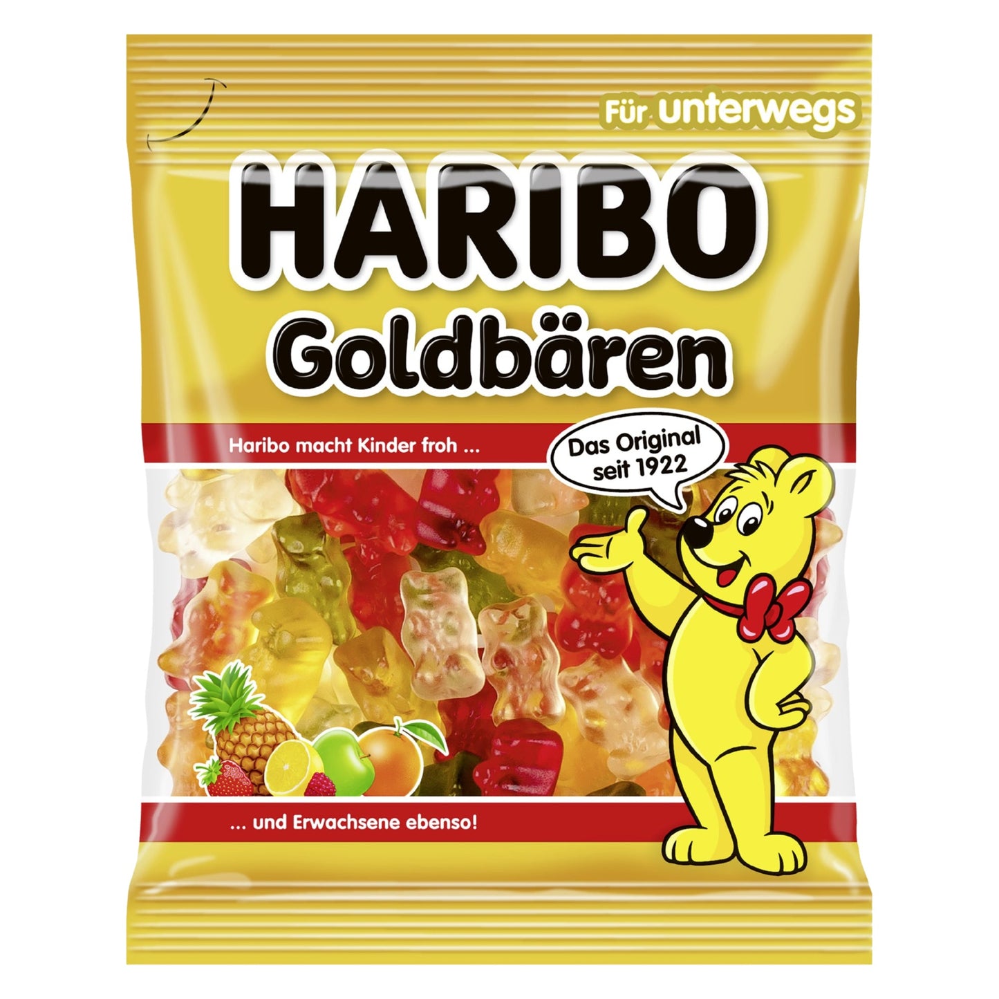 HARIBO Fruchtgummi Goldbären 100 g/Pack.
