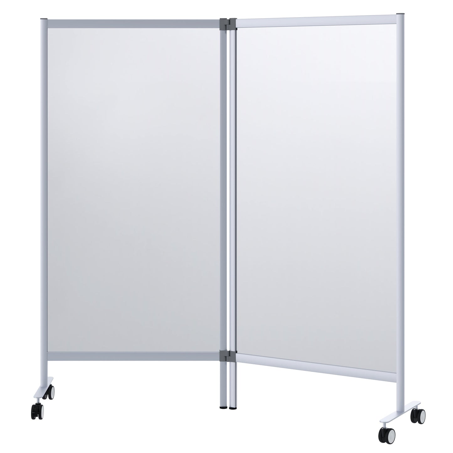 Paperflow Trennwand Mobil 171,5 x 180 x 39 cm (B x H x T) Acrylglas transparent