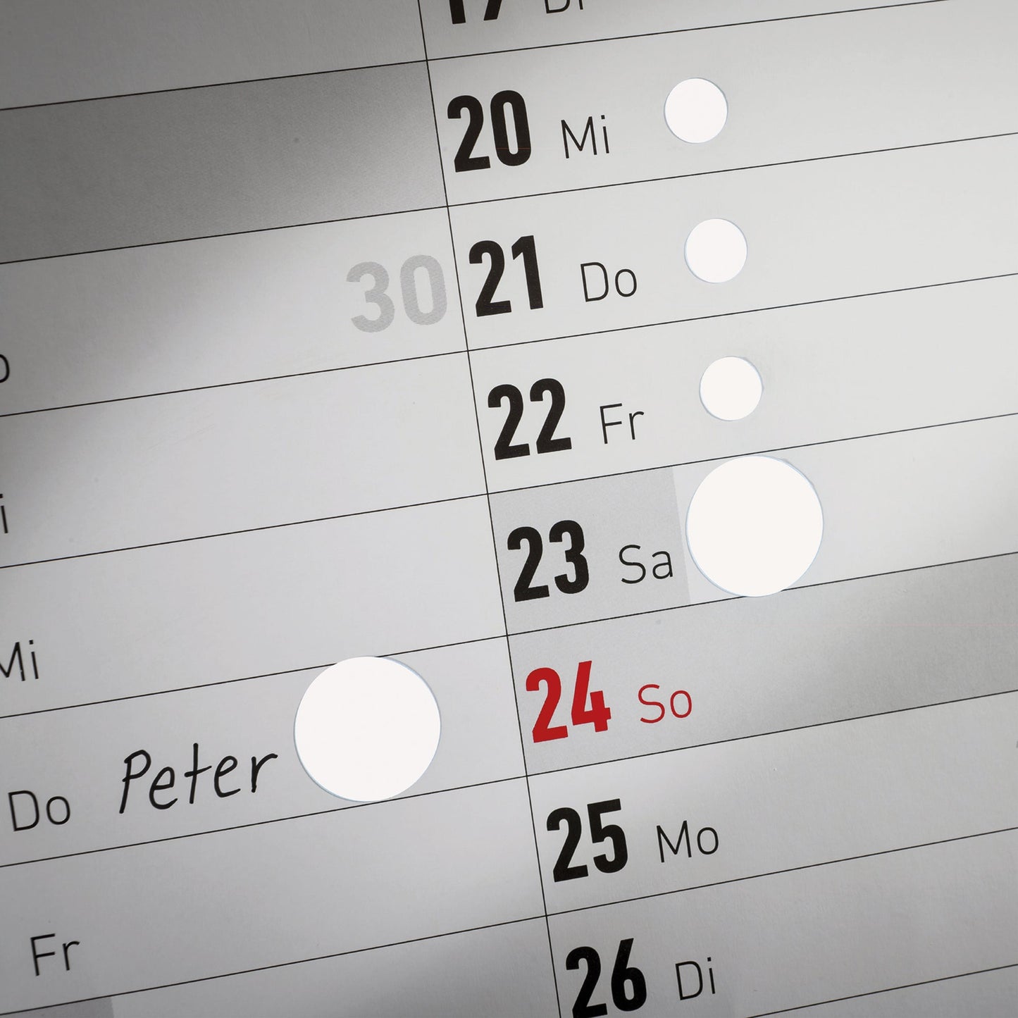 Avery Zweckform Markierungspunkt 12mm Papier weiß 270 Etik./Pack.