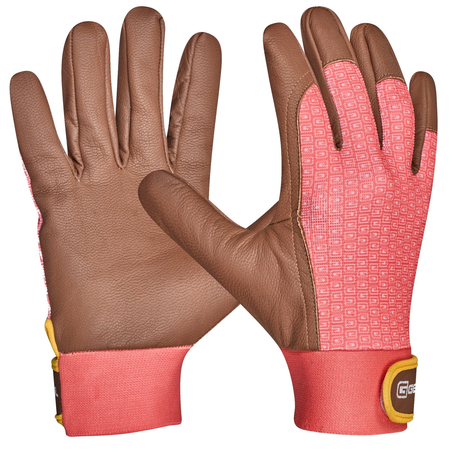 GEBOL Arbeitshandschuhe LONICERA 6 II 97% Polyester, 3% Elasthan braun