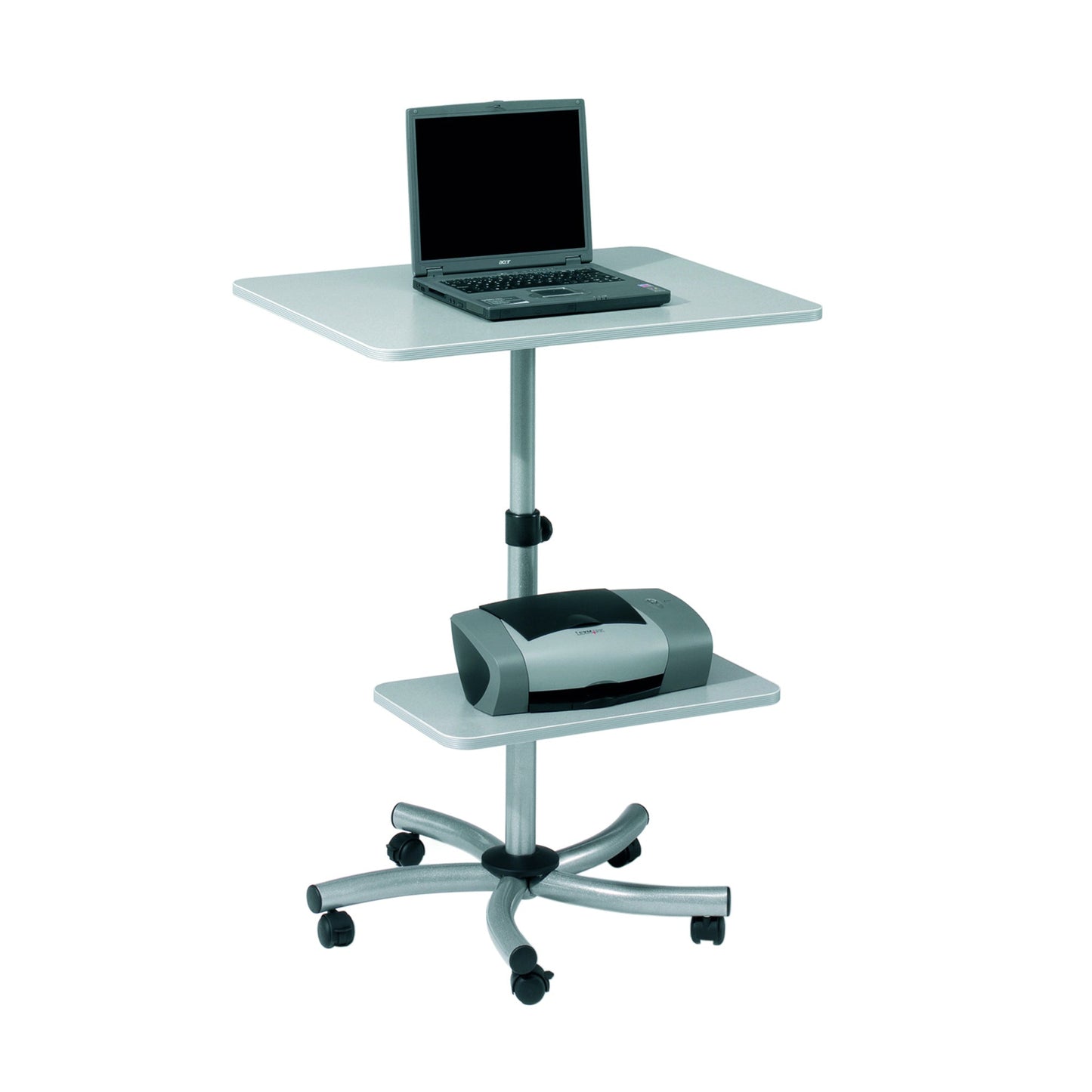 rocada Stehpult MILAGRO 800 x 600 mm (B x T) Dreischicht-Feinspan, melaminbeschichtet lichtgrau