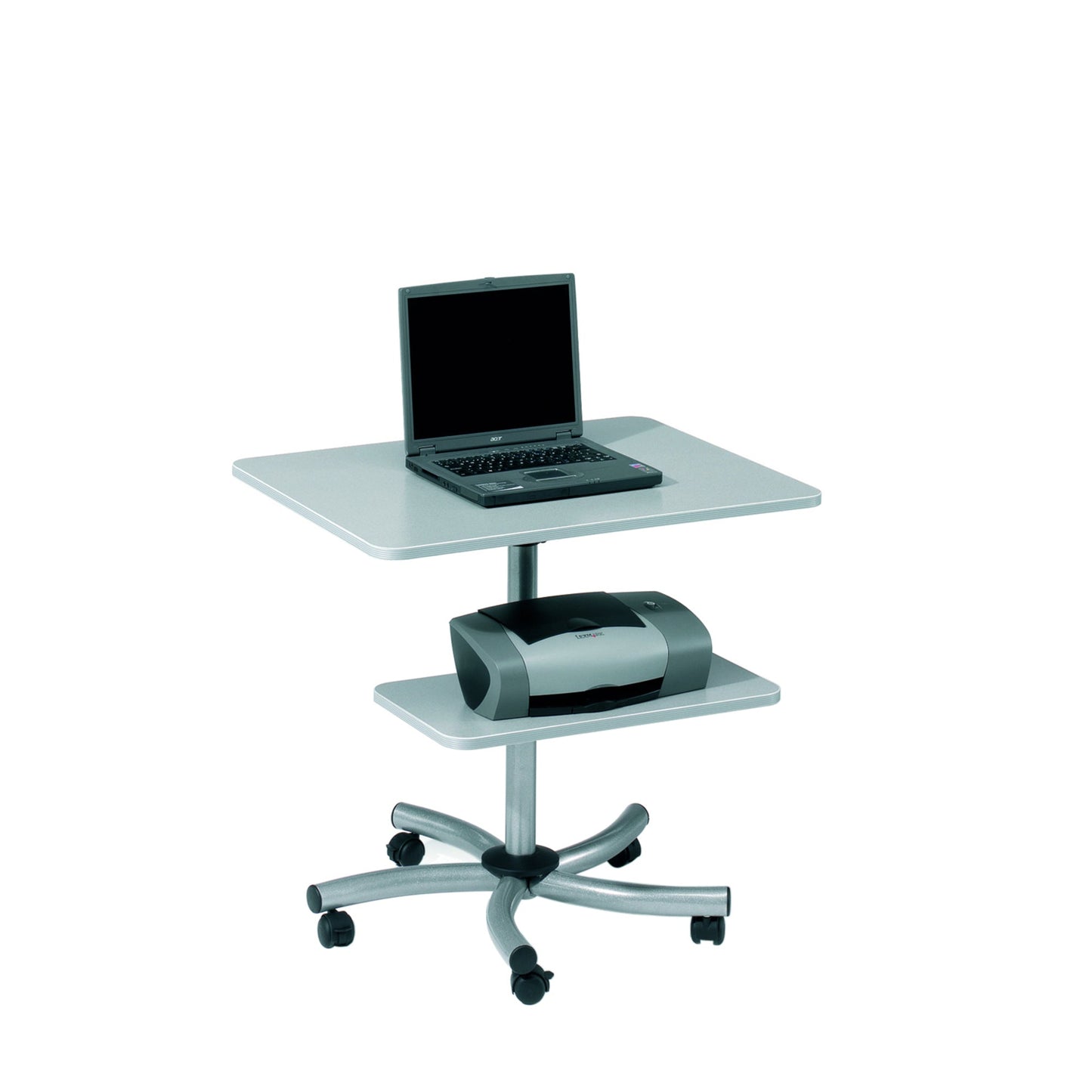 rocada Stehpult MILAGRO 800 x 600 mm (B x T) Dreischicht-Feinspan, melaminbeschichtet lichtgrau