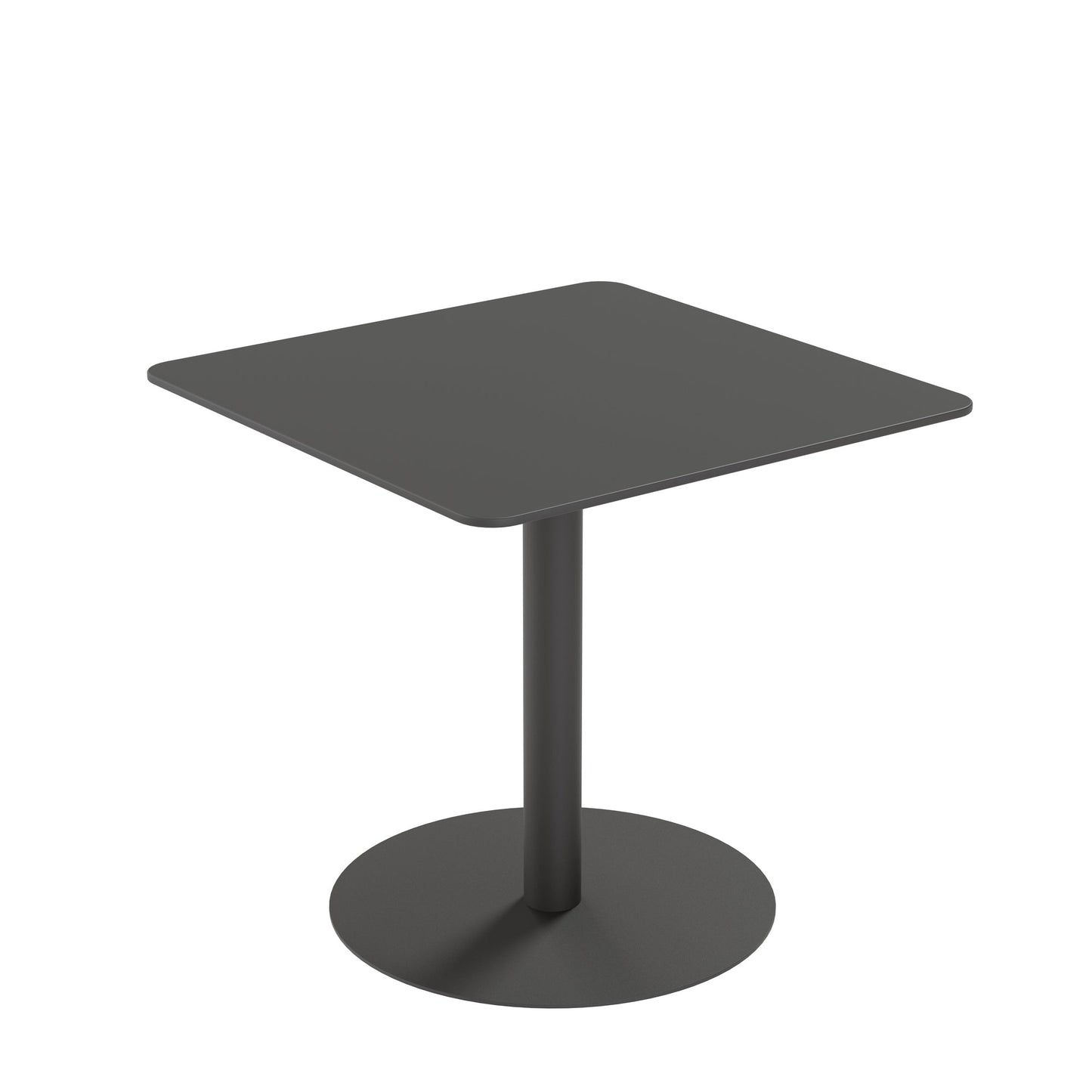 Paperflow Bistrotisch CROSS 80 x 75 x 80 cm (B x H x T) HPL schwarz