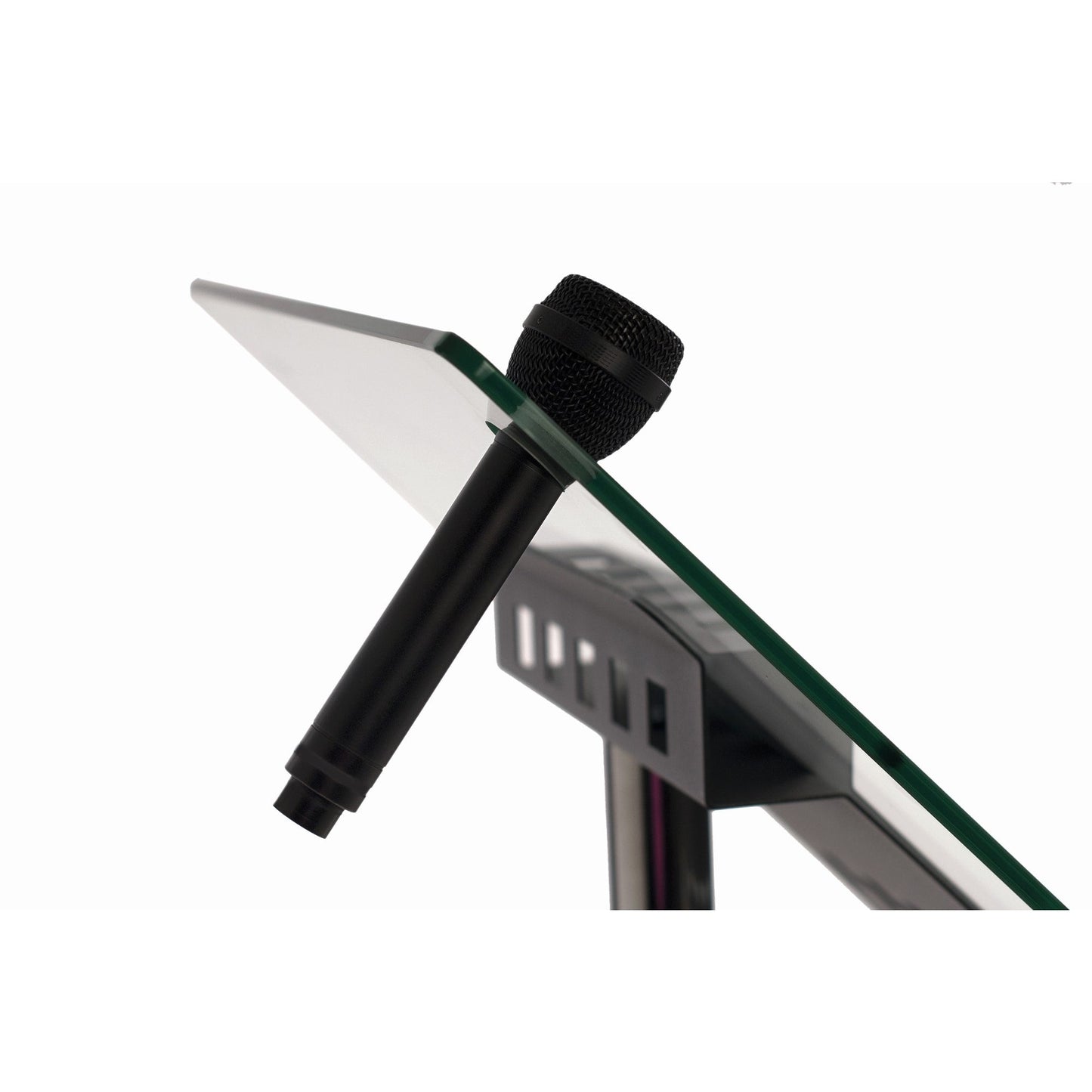 rocada Stehpult mobil LUXE 550 x 430 mm (B x T) Glas transparent