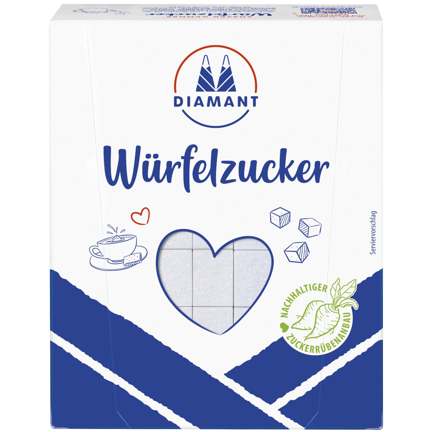 DIAMANT Würfelzucker Karton 500 g/Pack.