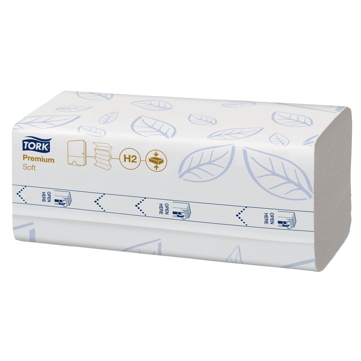Tork Papierhandtücher Premium 21,2 x 32 cm (B x L) Tissue weiß 12 x 170 Bl./Pack.