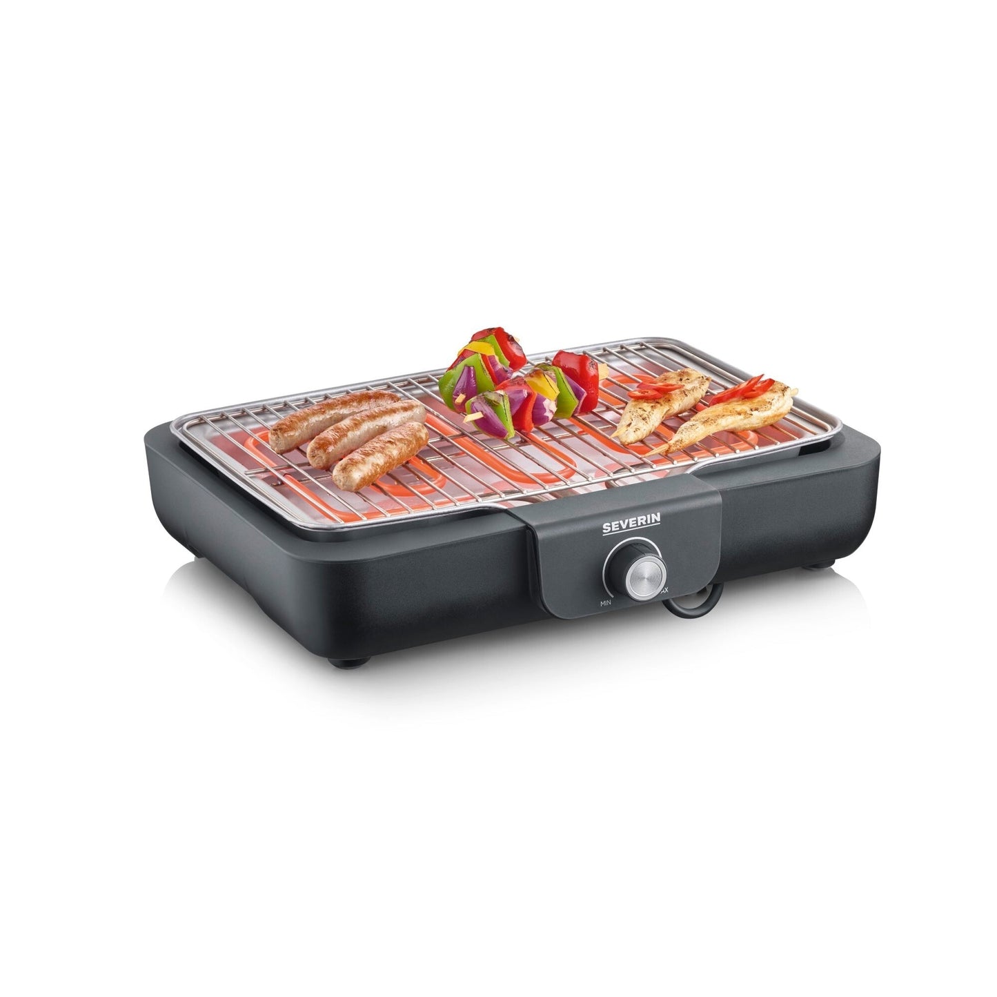 SEVERIN Elektrogrill PG 8554 42 x 9 x 33 cm (B x H x T) 2.300W Polypropylen schwarz