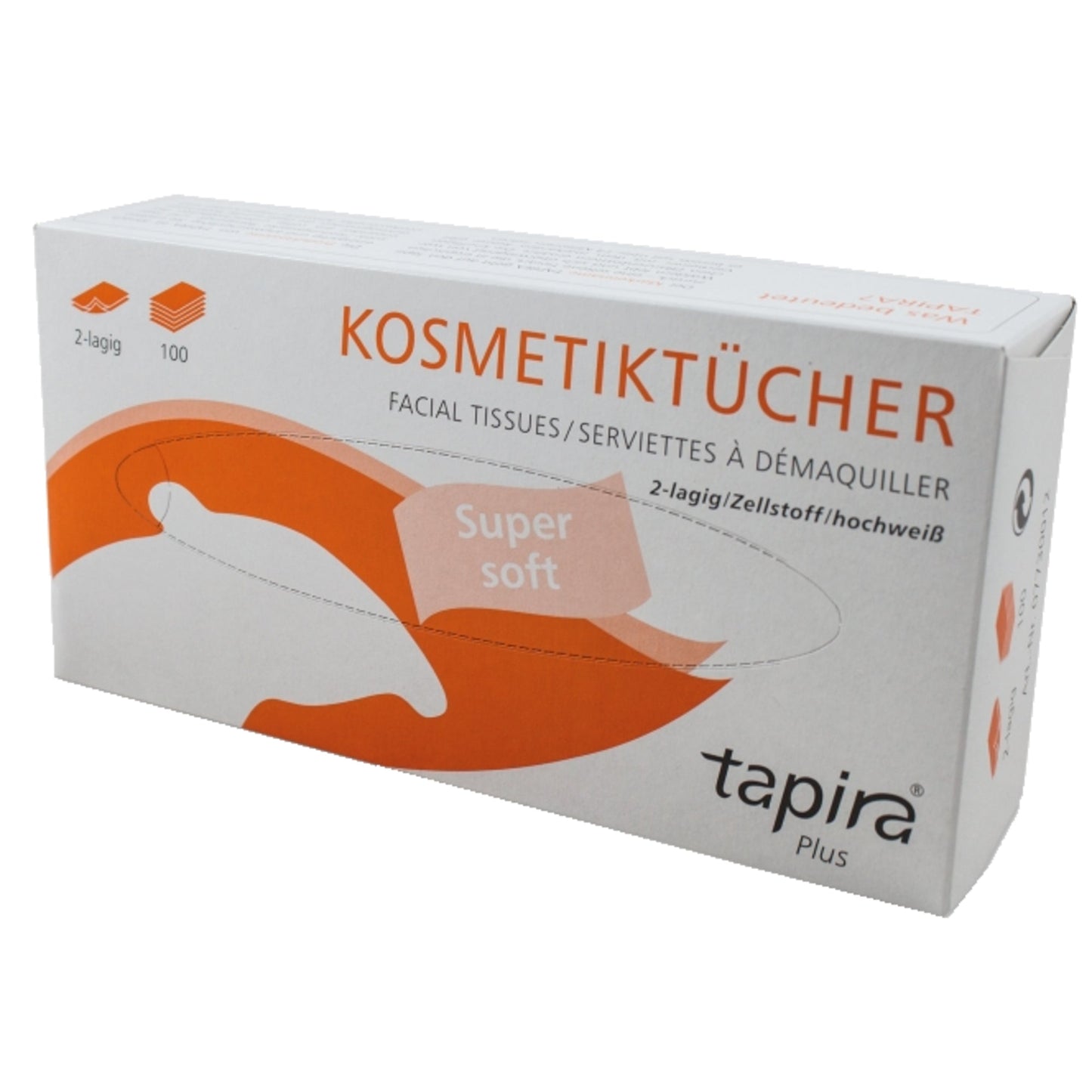 tapira Kosmetiktücher 206041 2lg. Samtweiche 100 St./Pack.