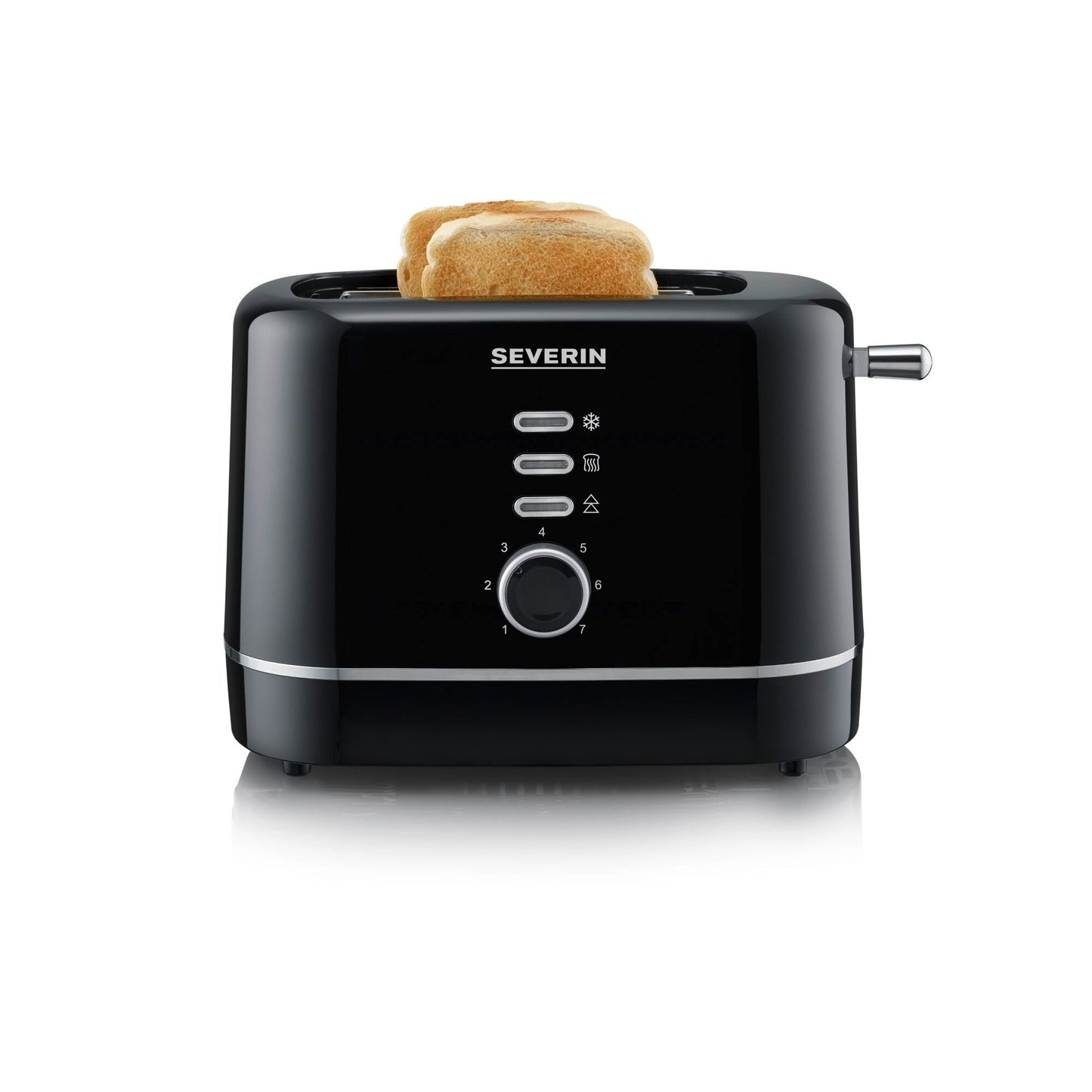 SEVERIN Toaster AT 4321 28 x 18,8 x 18,2 cm (B x H x T) 850W 2 Toastkammern mit Brötchenaufsatz