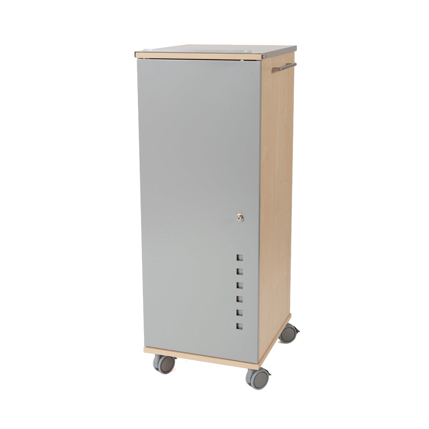 rocada PC-Arbeitsplatz 470 x 1.200 x 500 mm (B x H x T) abschließbar Holzfaser, melaminbeschichtet/PVC buche