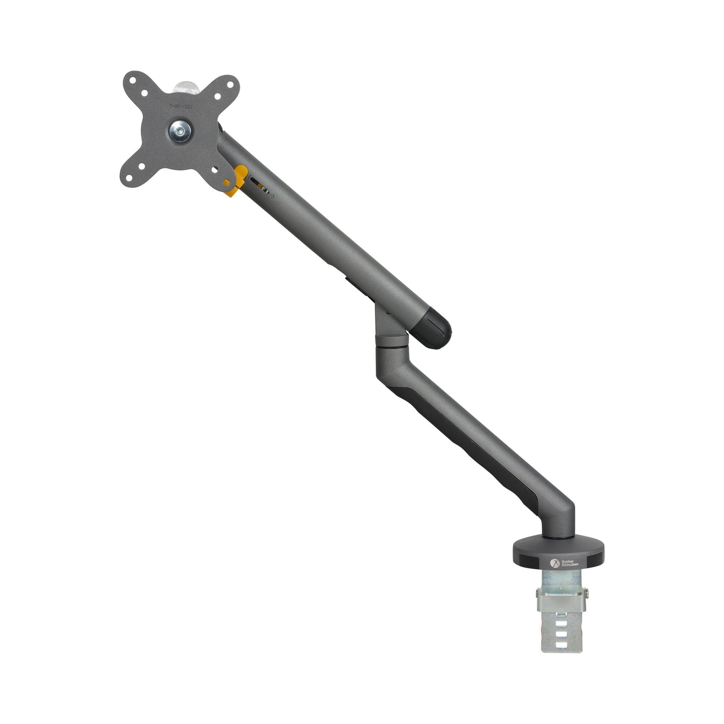 BakkerElkhuizen Monitorschwenkarm BE Flexible Single 2-10kg Aluminium/Stahl/Kunststoff dunkelgrau/schwarz