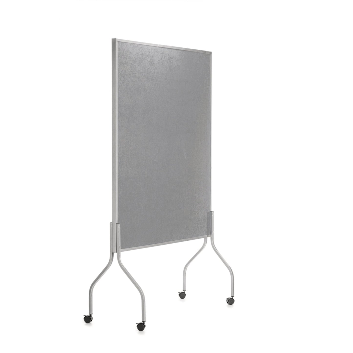 rocada Trennwand mobil 122 x 196 x 49 cm (B x H x T) Schaumstoff/Polyester grau